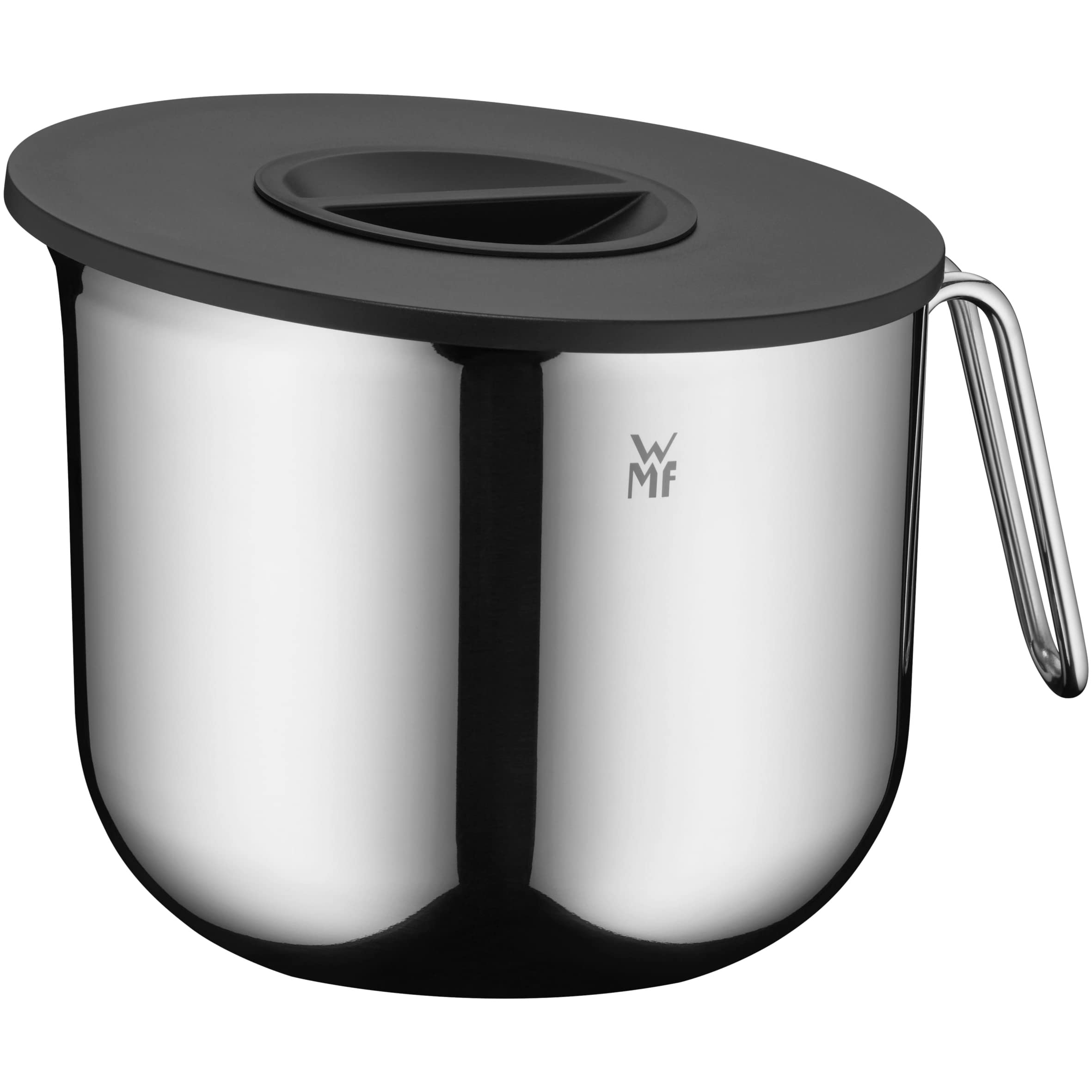 کاسه مخلوط کن WMF مدل Function، کاسه مخلوط کن از جنس استیل ضد زنگ با درب، 2.5 لیتر، کاسه مخلوط کن با محافظ پاشش آب، 18.5 سانتی متر، استیل ضد زنگ براق Cromargan، مقیاس اندازه گیری داخلی، قابل شستشو در ماشین ظرفشویی، تک نفره