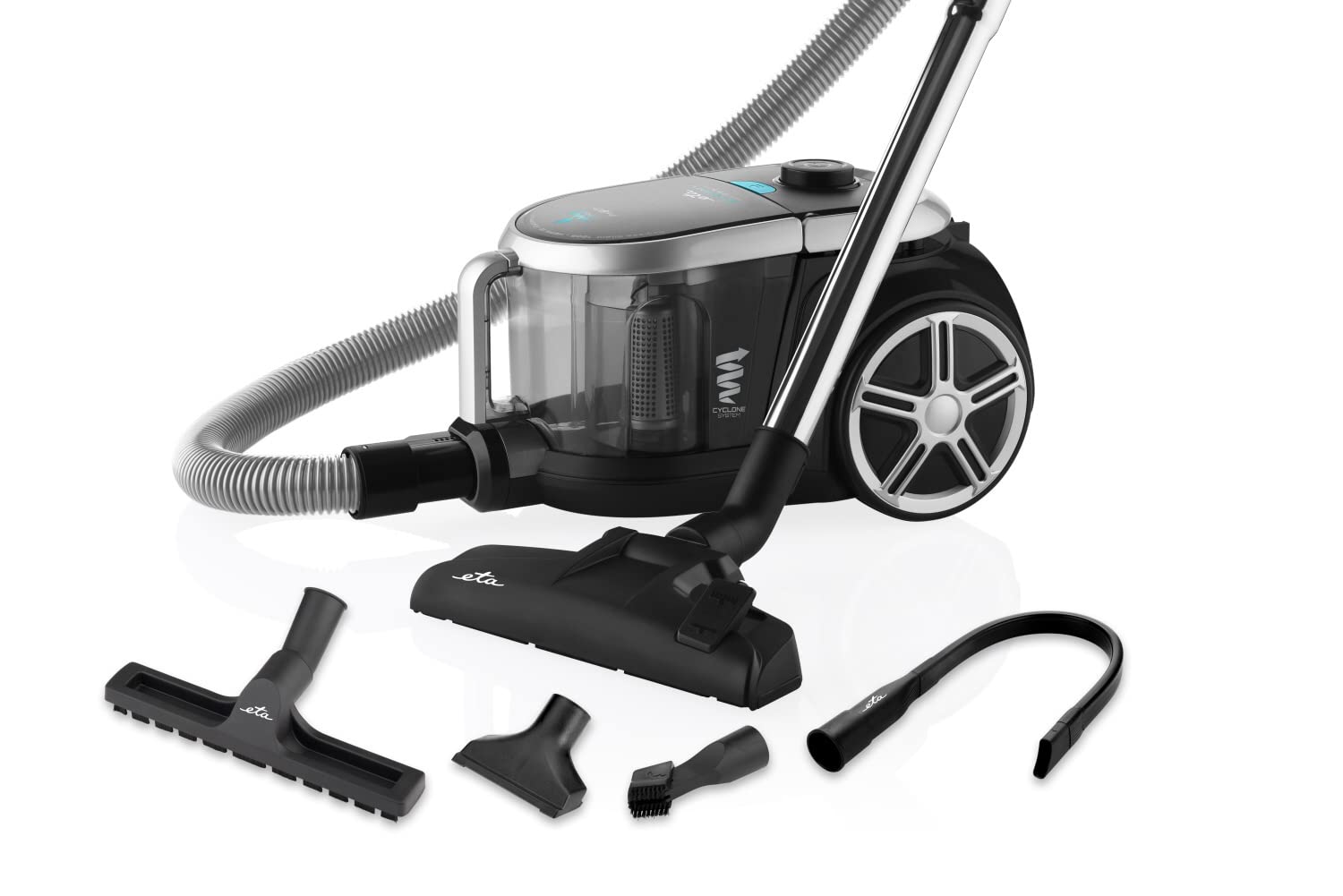 جارو برقی بدون کیسه اِتا چکسلواکی ETA مدل Stormy Car - 800 وات، فیلتر HEPA  حجم 2.2 لیتر