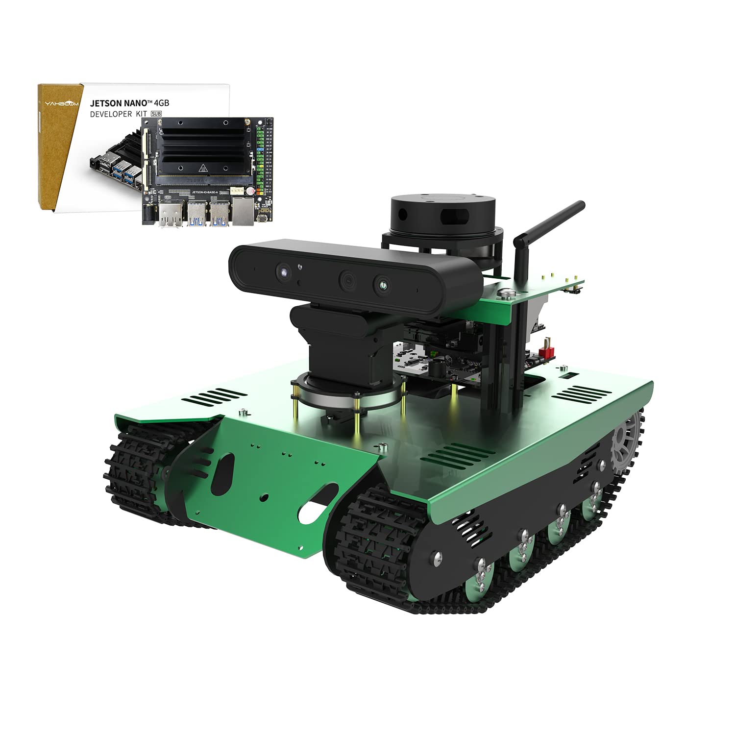 کیت ربات برنامه‌نویسی آموزشی AI Vision Yahboom Jetson Nano SUB برای مهندسین مکانیک تحقیقات آموزشی ROS سازگار با مدل‌سازی 18+ (با Nano SUB Ver.III)