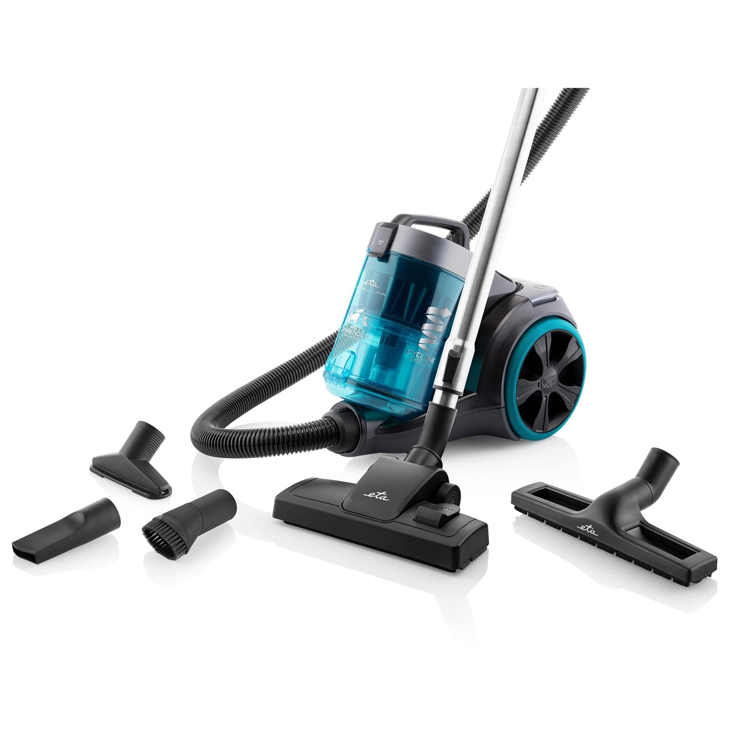 جارو برقی بدون کیسه اِتا چکسلواکی ETA Stellar - موتور ECO  فیلتر HEPA، مخزن گرد و غبار 1.5 لیتری