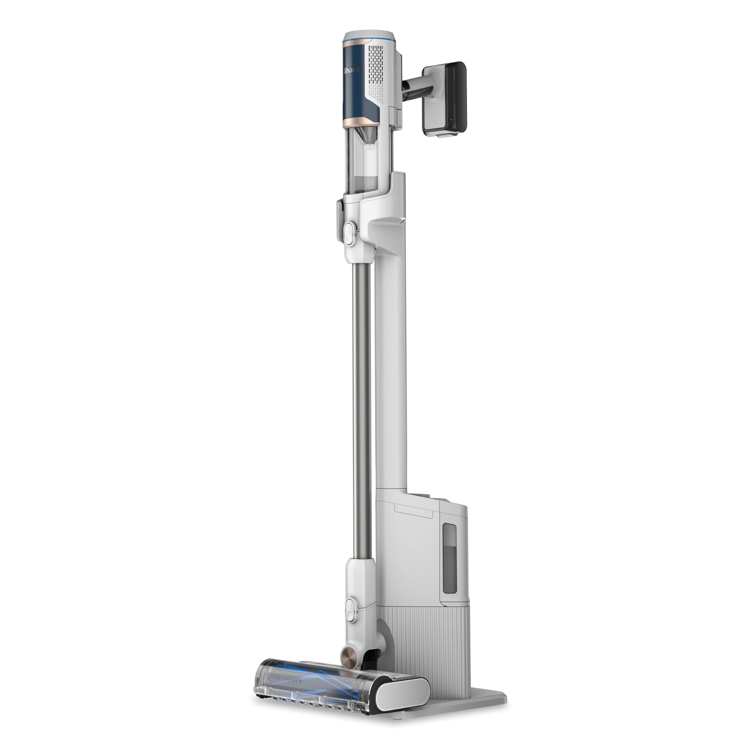 جارو شارژی شارک آمریکا Shark Clean  Empty BU3521EU با سیستم تخلیه خودکار، جارو برقی بی سیم سبک ضد مو، نازل های حیوان خانگی و شکاف، زمان کارکرد 40 دقیقه، ایستگاه شارژ