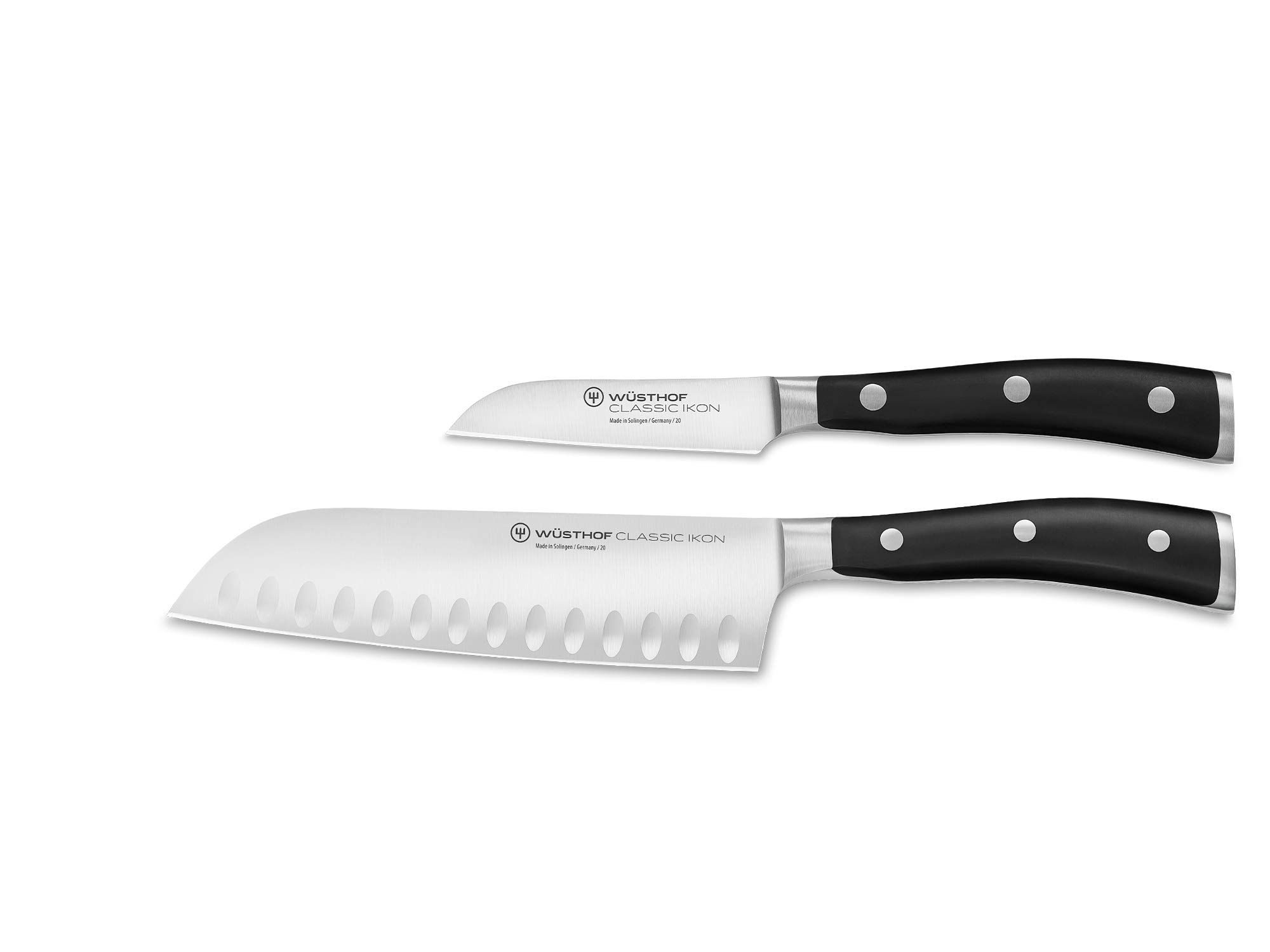 ست چاقوی وستوف آلمان WÜSTHOF Classic Ikon با 2 چاقو، مشکی