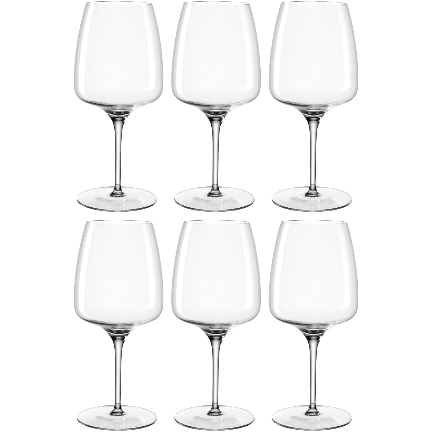 لیوان شراب قرمز لئوناردو هوم ۵۰۰ میلی‌لیتری، مجموعه ۶ تایی لیوان شراب قرمز از برند سِستی، ۵۰۰ میلی‌لیتر، ۶ لیوان