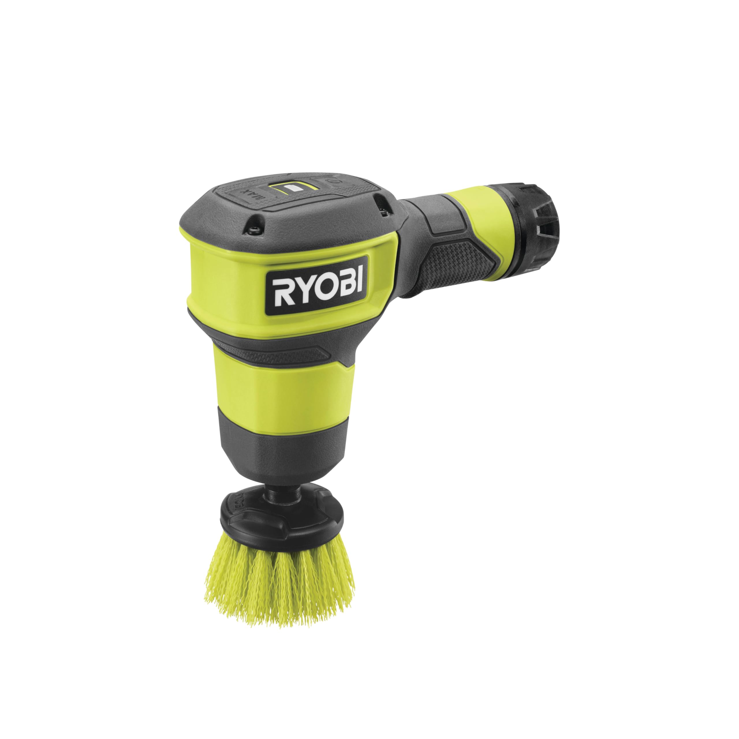برس تمیزکننده شارژی RYOBI 4 V USB-LITHIUM Mini RSCR4-0، برای تمیز کردن آسان سینک‌ها، کابین‌های دوش، بدون باتری و شارژر