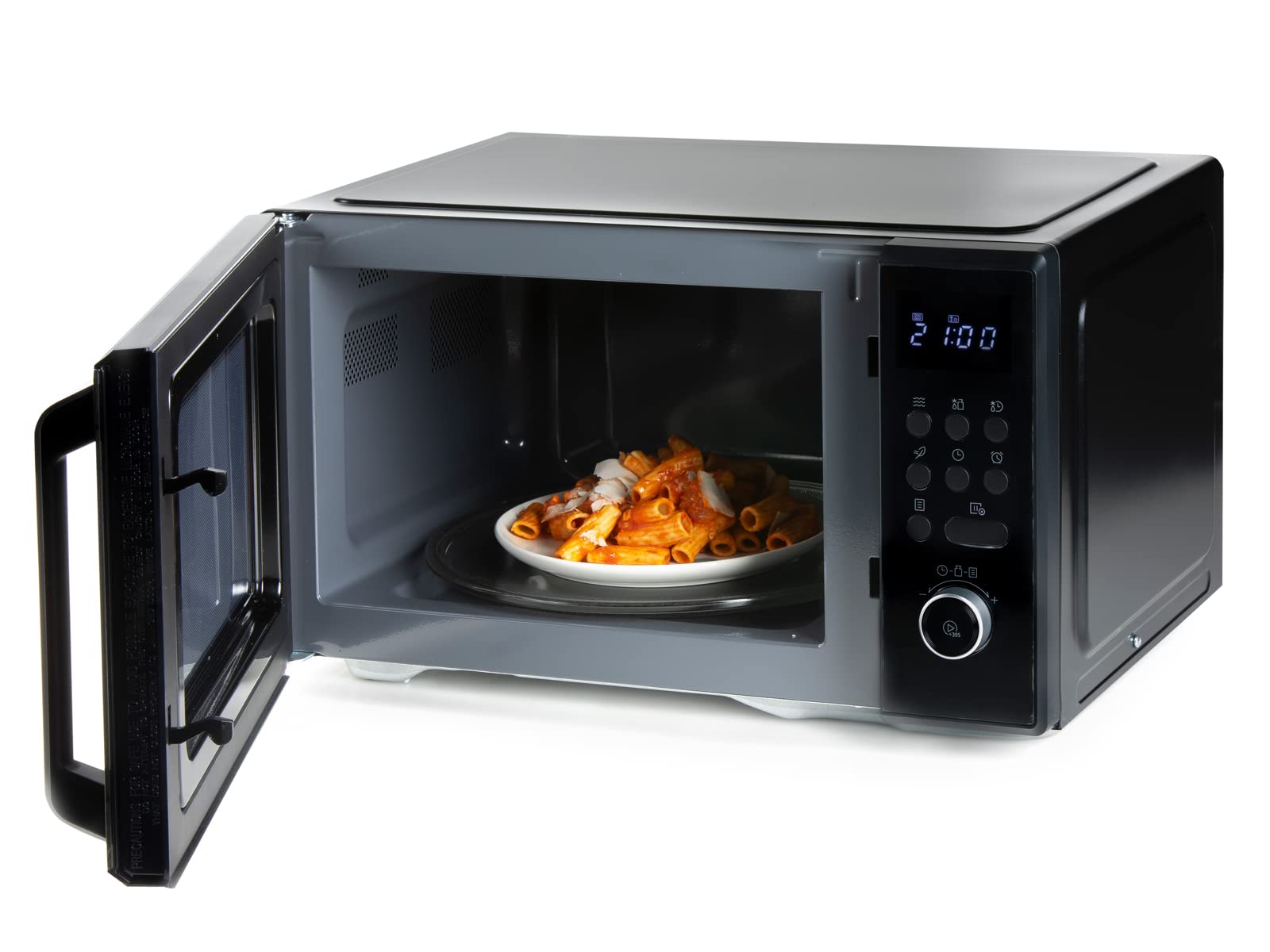 مایکروویو ایستاده DOMO DO23101 - 5 سطح قدرت - قابلیت یخ‌زدایی - 8 برنامه خودکار - 31 لیتر - 1000 وات - مشکی