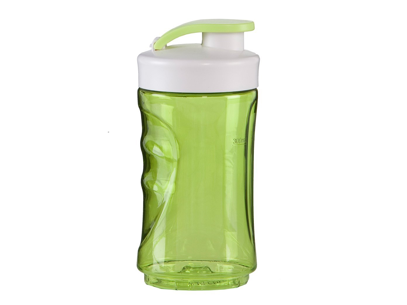 بطری پلاستیکی Domo do436bl-bk سبز 7.5 x 7.5 x 16.5 سانتی‌متر، 300 میلی‌لیتر