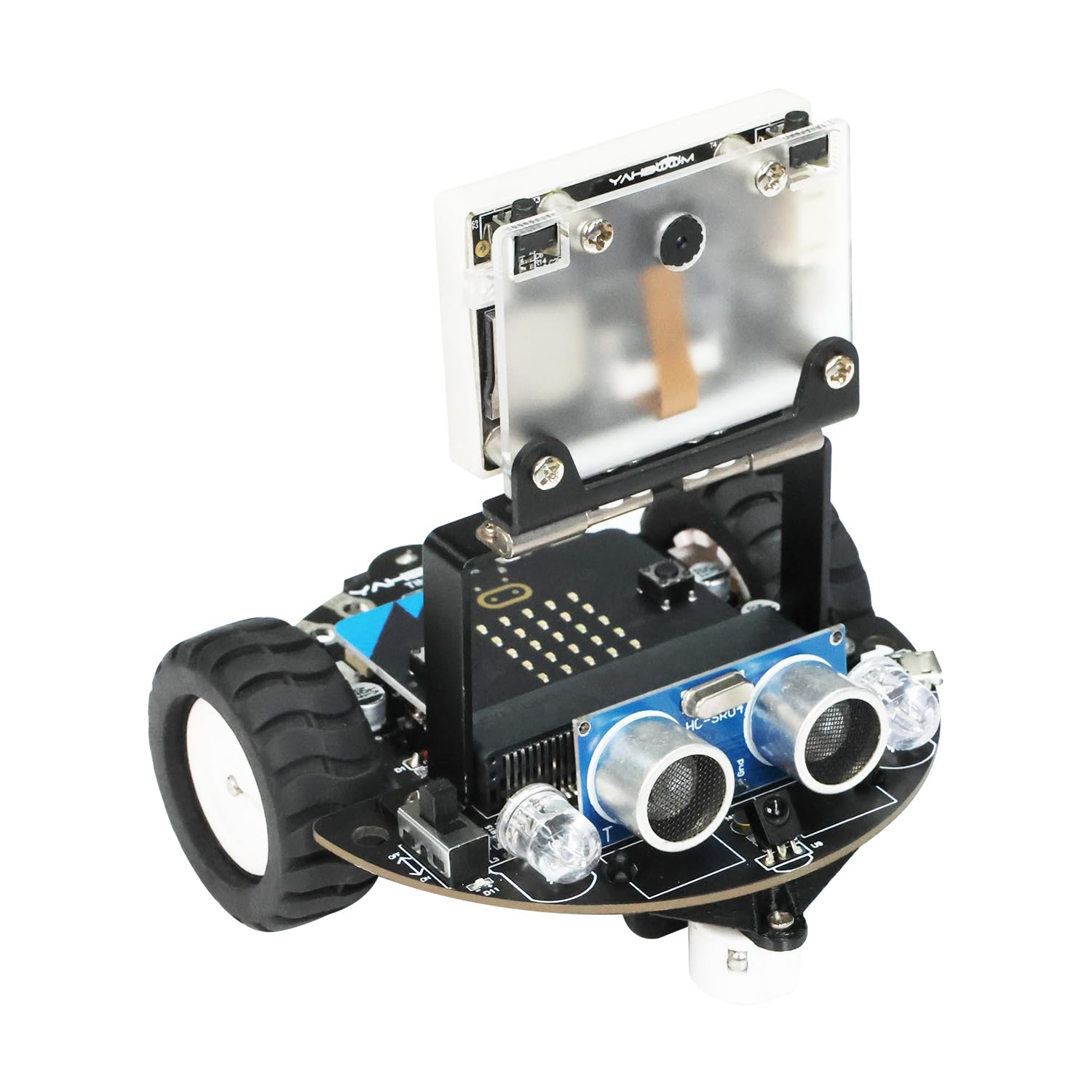 ربات برنامه گرافیکی Microbit Makecode STEM Education ربات تشخیص بصری مناسب برای نوجوانان و مسابقات الکترونیکی (کیت استاندارد بدون V2)