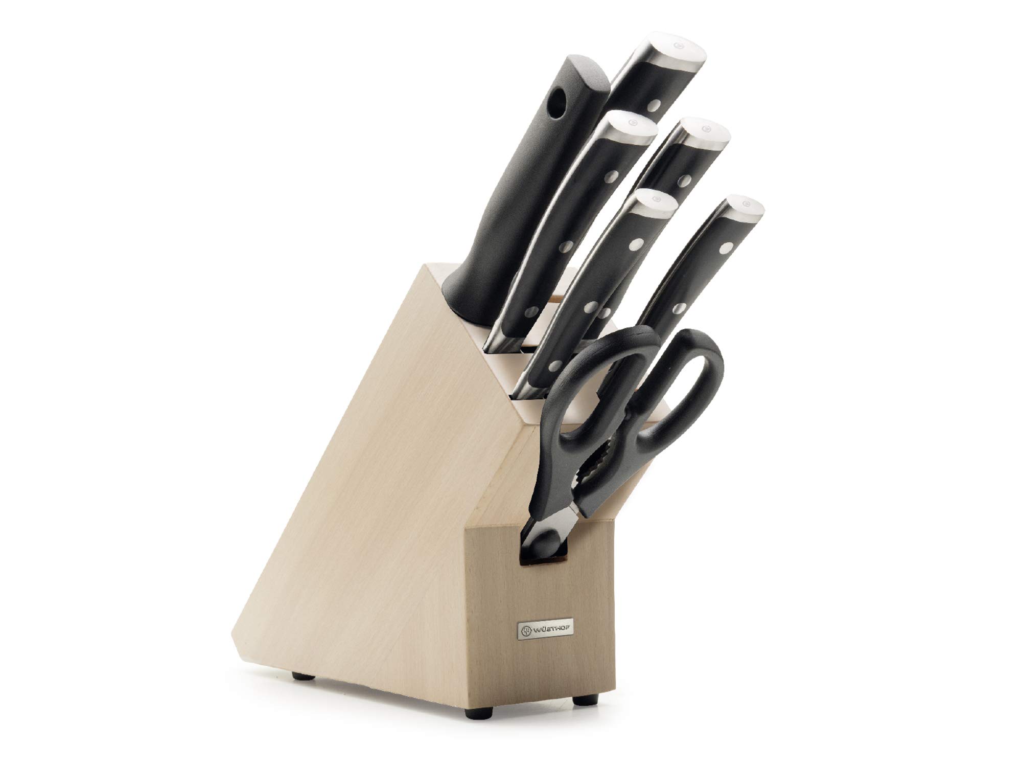 ست چاقو آشپزخانه وستوف آلمان WÜSTHOF Classic Ikon با 7 قطعه، قهوه‌ای