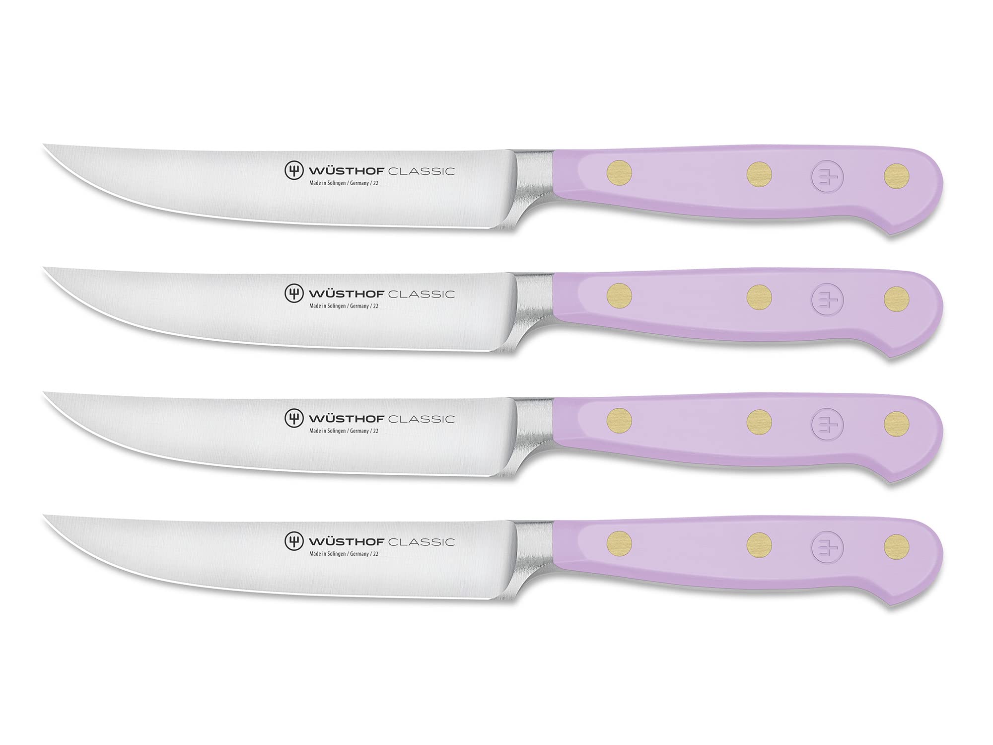 ست چاقو 4 پارچه استیک وستوف آلمان WÜSTHOF با 4 چاقو، 12 سانتی‌متر، سیب‌زمینی بنفش