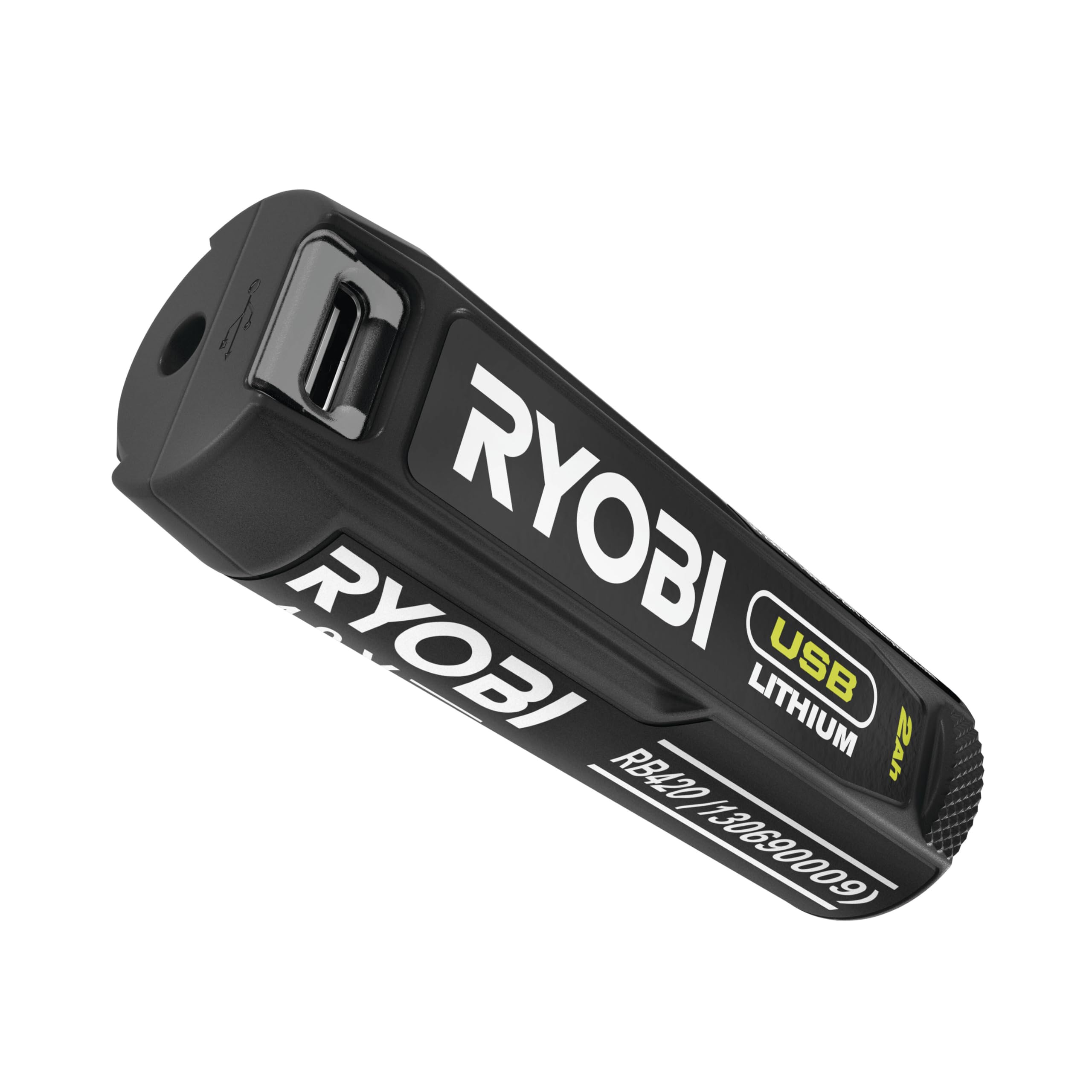باتری RYOBI 4 V USB-LITHIUM RB420، 2.0 Ah، شامل نشانگر سطح شارژ، سازگار با سری 4 ولت USB
