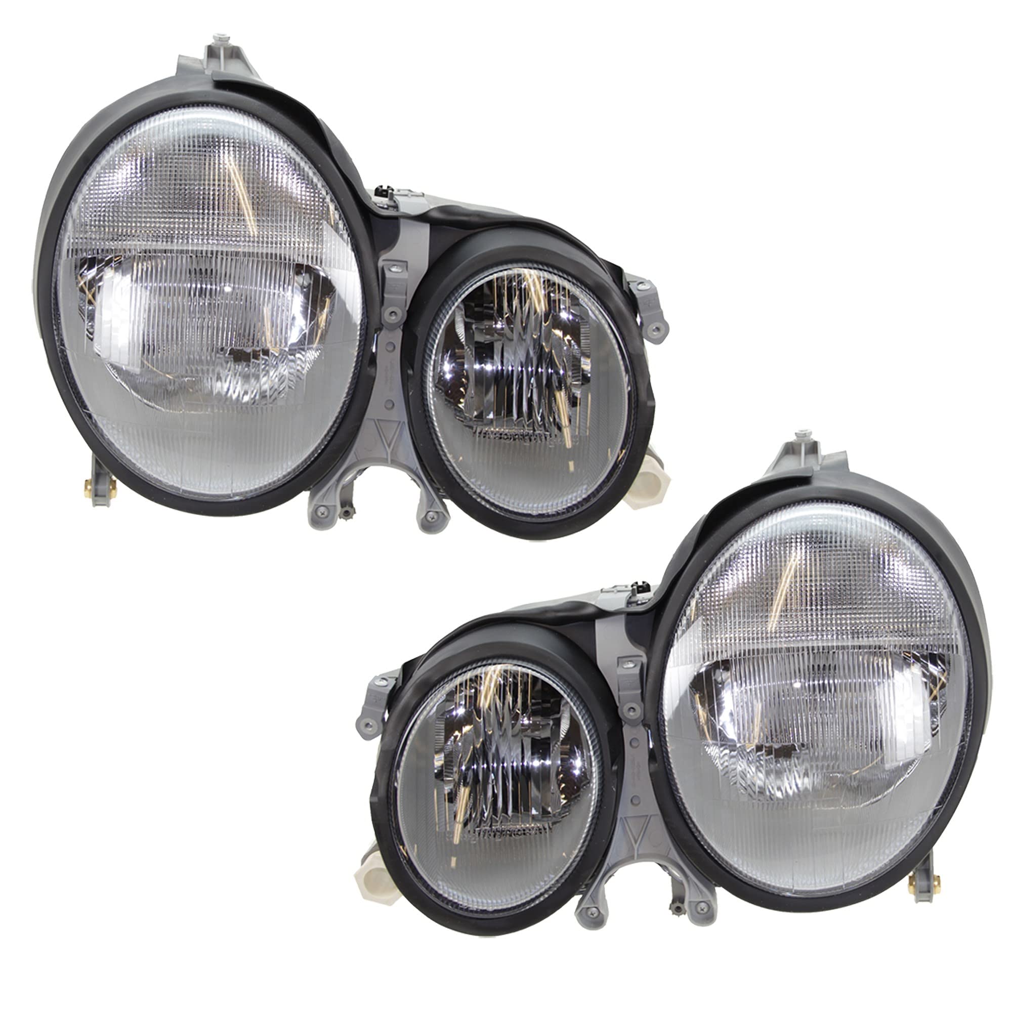 ATEC آلمان دو چراغ اصلی جلو چپ + راست H7، سازگار با مرسدس بنز E-Class (W210)، E-Class T-Model (S210)