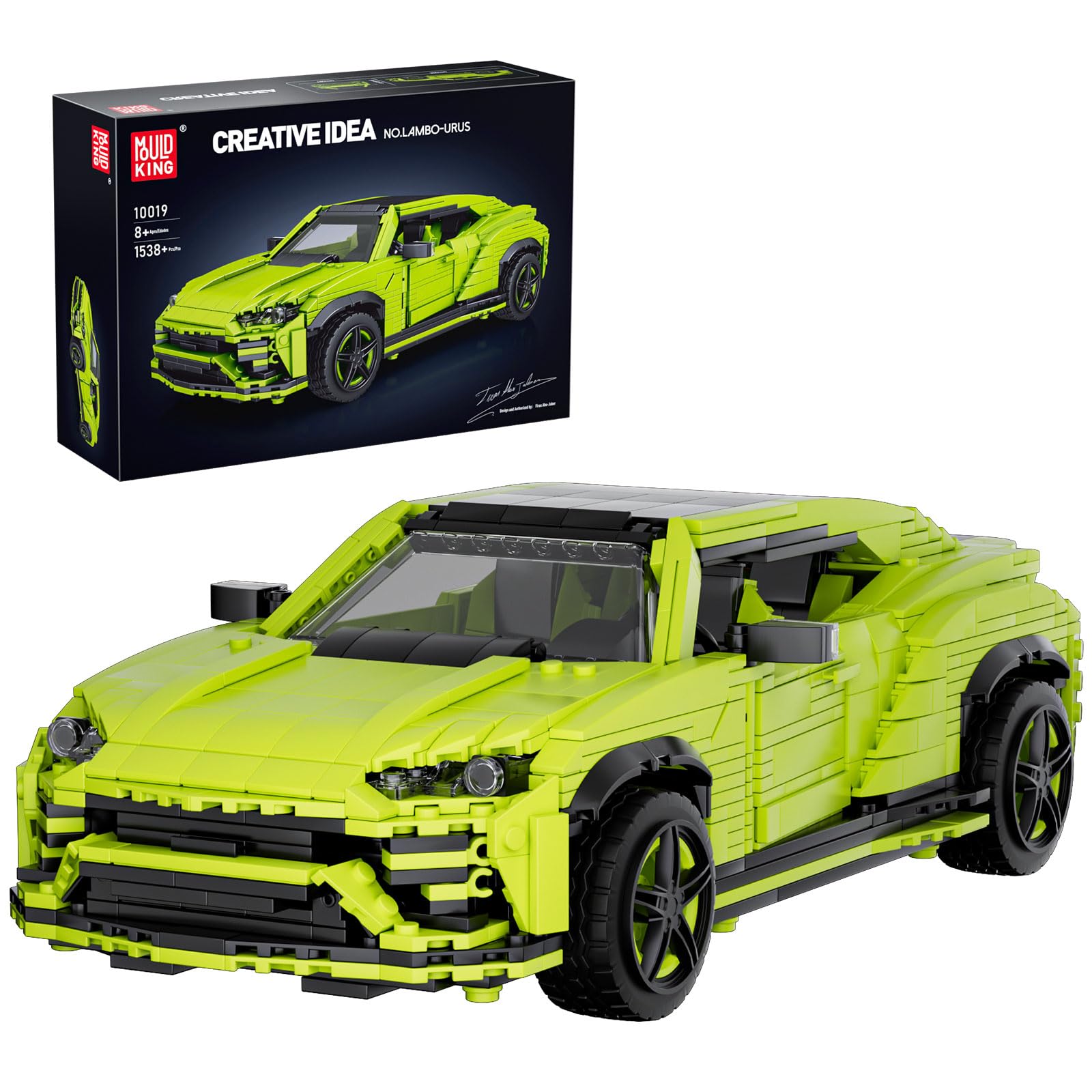 بلوک های ساختمانی Mold King 10019 اتومبیل بلوک های ساختمانی اتومبیل های فوق العاده اسپرت مجموعه های استاتیک اتومبیل اسپرت اتومبیل دریفت اتومبیل برای بزرگسالان پسر و دختر 8 سال به بالا (1538 قطعه)