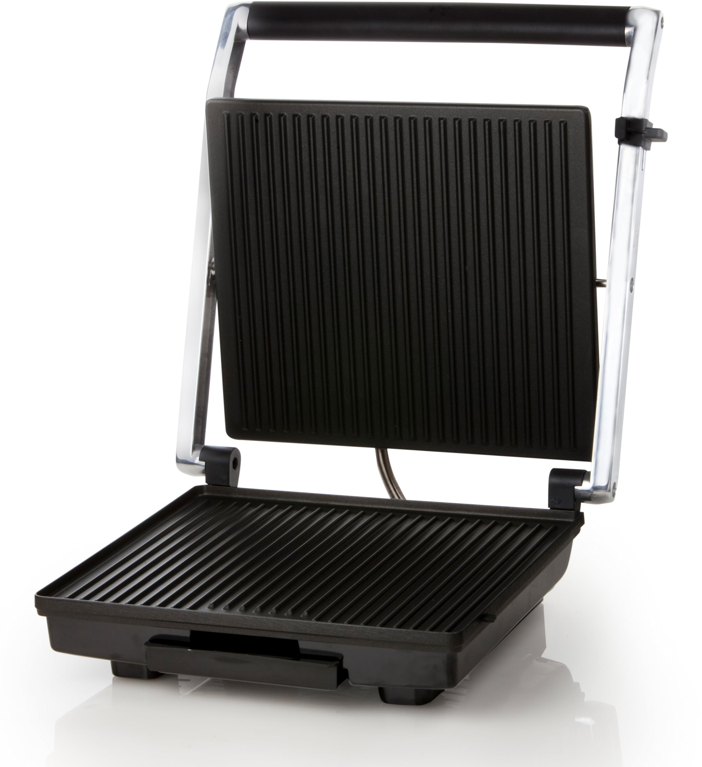 گریل تماسی DOMO DO9135G - استیل ضد زنگ - ایده‌آل برای کباب کردن پانینی، نان تست، گوشت، ماهی و سبزیجات - روکش نچسب تفلون - 2000 وات