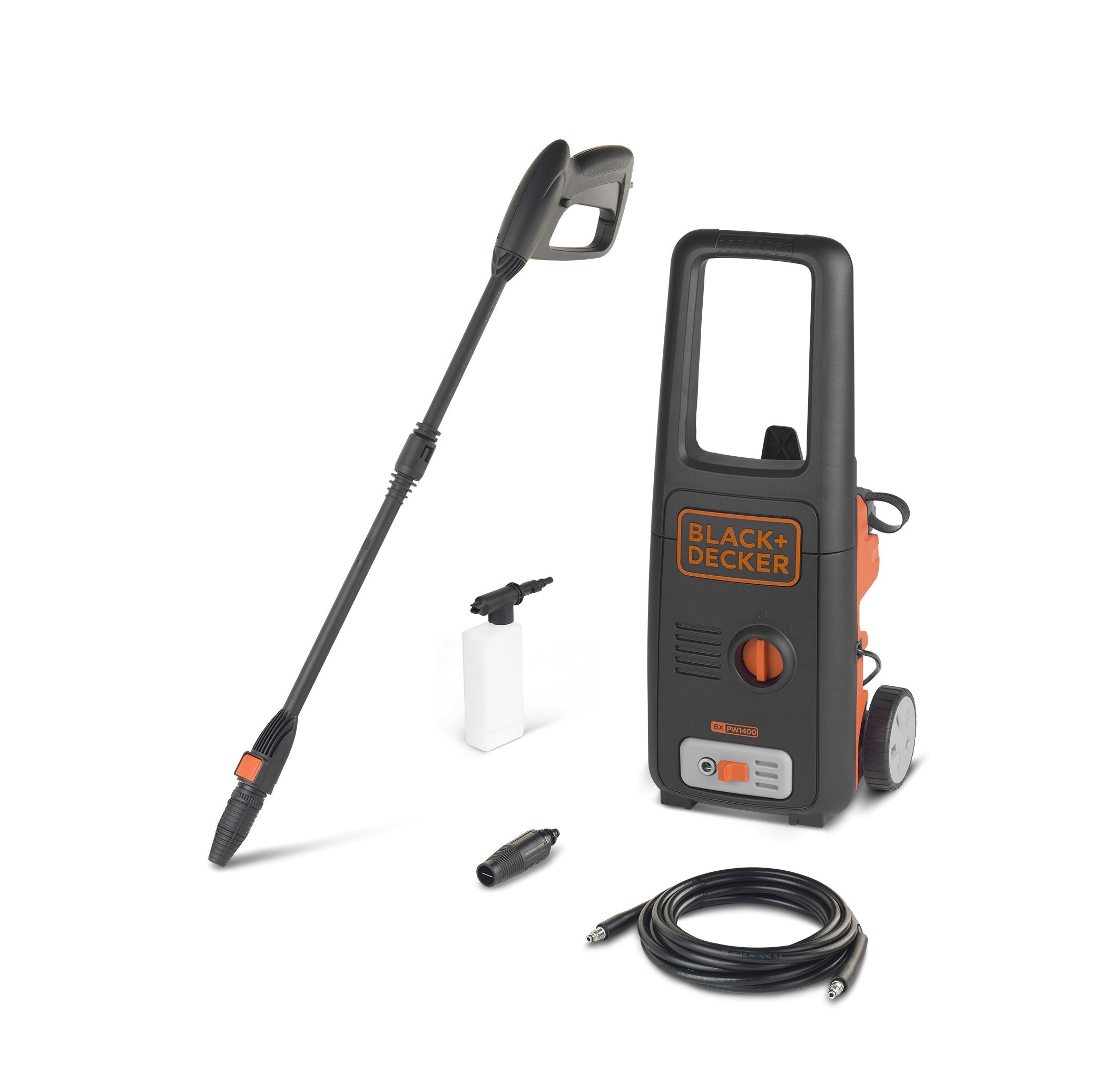 پاک کننده فشار قوی BLACK+DECKER BXPW1400E (1400 وات، 110 بار، 390 لیتر در ساعت)
