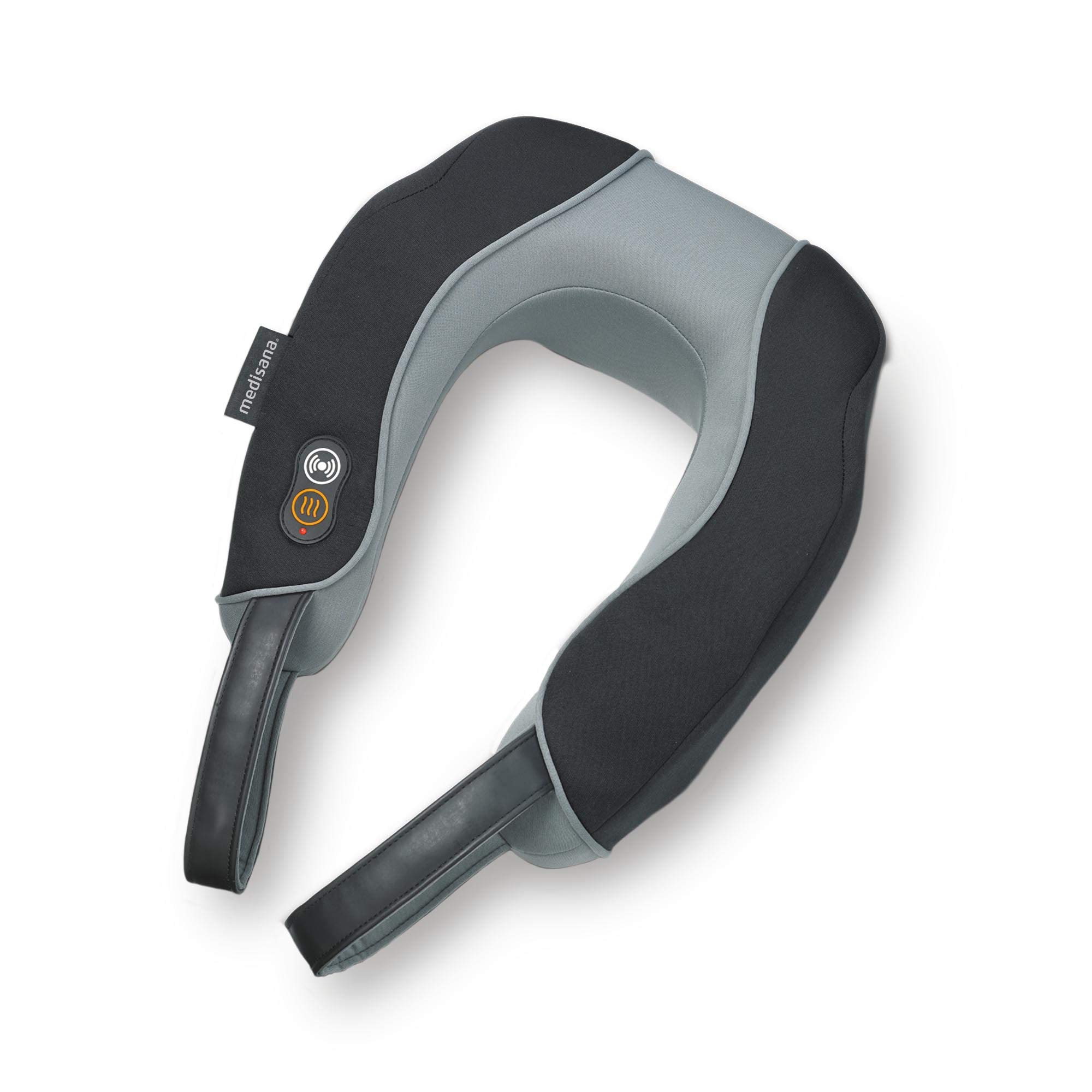 بالش ماساژ گردن Medisana NM 868 با ماساژ لرزشی، عملکرد حرارتی بهبود یافته، ماساژ لرزشی برای گردن و شانه‌ها، بالش گردنی باتری‌دار برای خانه، محل کار یا در حال حرکت