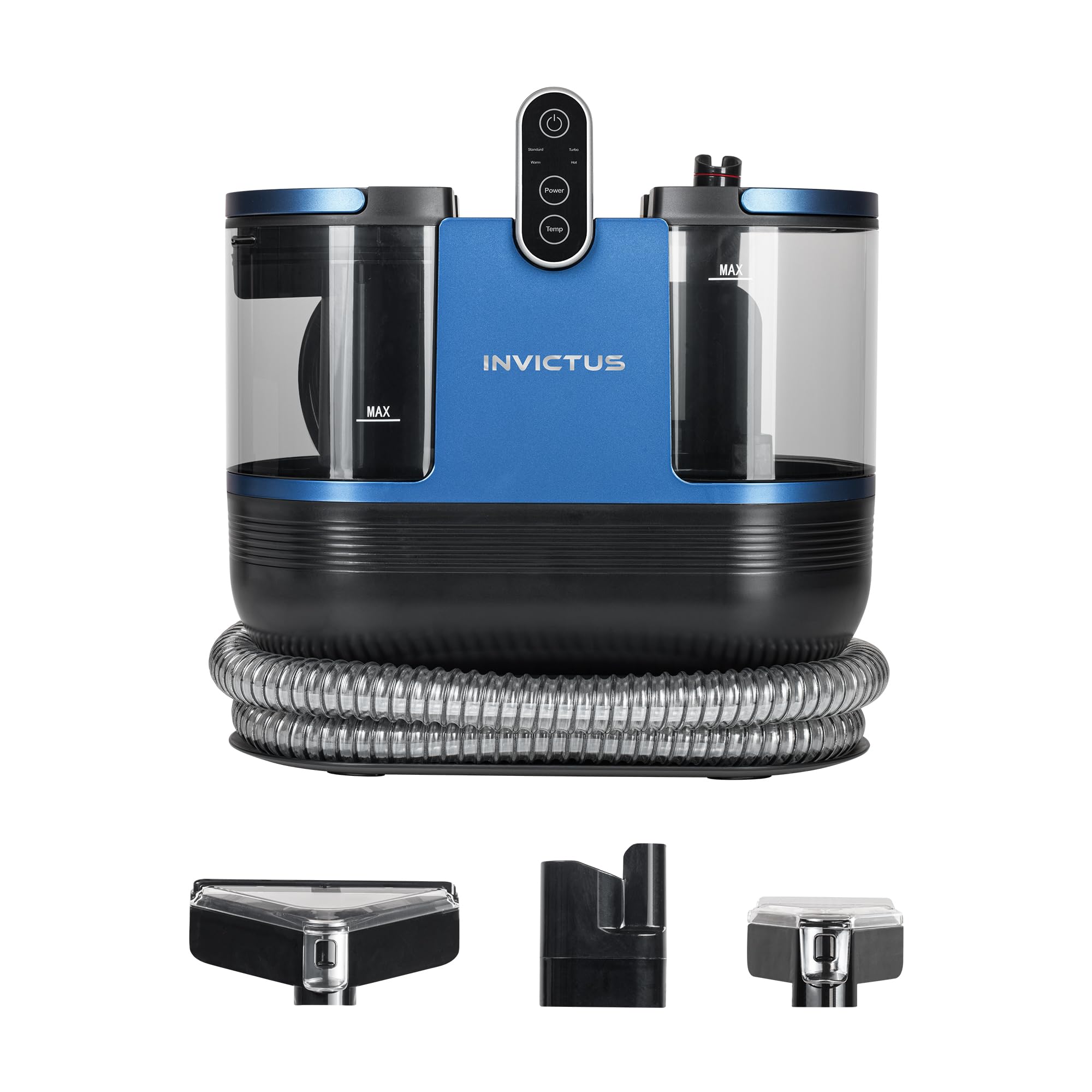 Genius Upholstery Cleaner Invictus F7 ست 10 تکه، جاروبرقی مرطوب و خشک 1200 وات، لکه بر، جاروبرقی مرطوب، برای فرش، اتومبیل، مبل، موکت، موکت شوی، تمیزکننده مرطوب برای مبلمان روکش، مخزن آب بزرگ