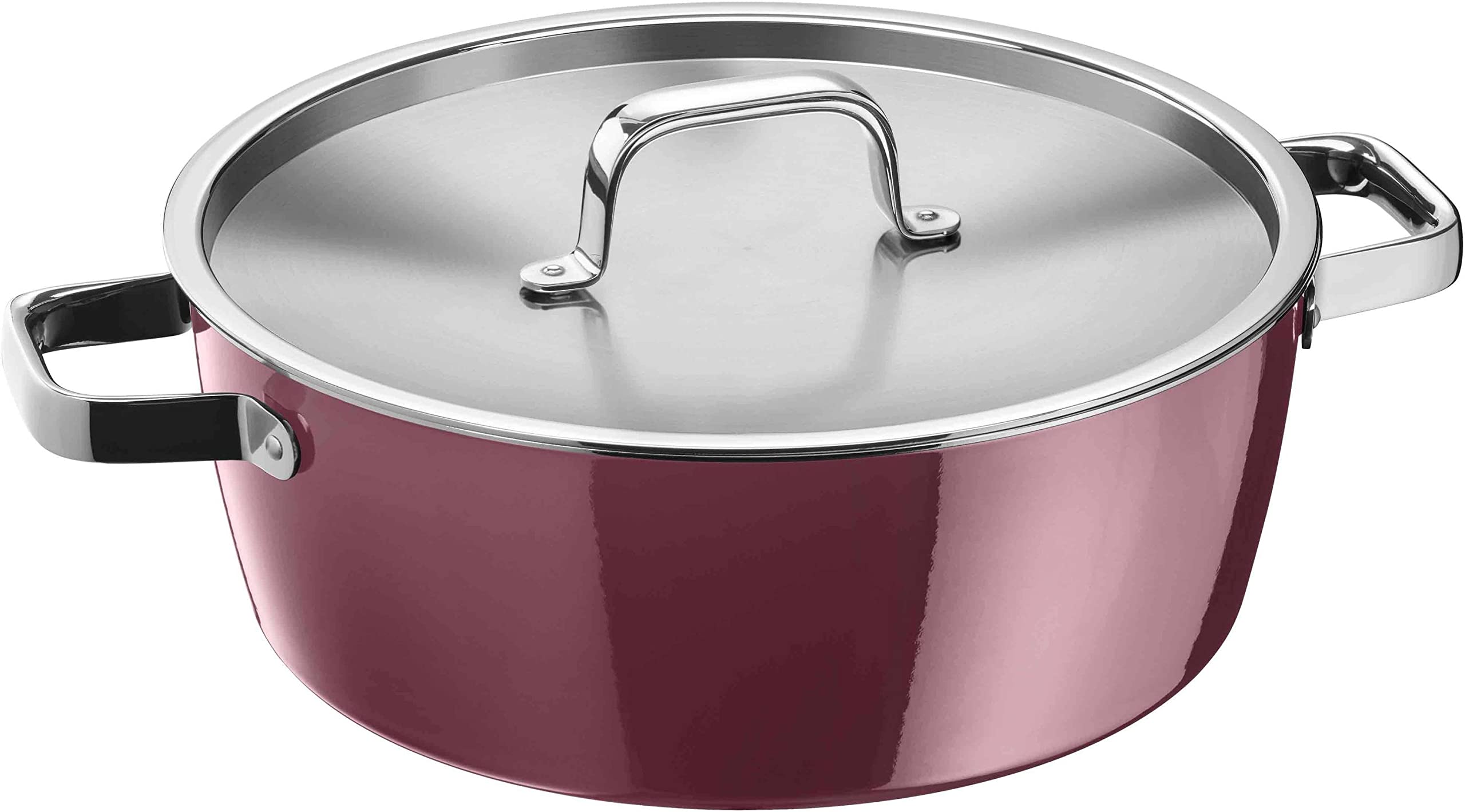 قابلمه خورشت پز معطر وی ام اف آلمان WMF Fusiontec (قرمز، 5.9 لیتر) خورش‌پز 5.9 لیتری قرمز