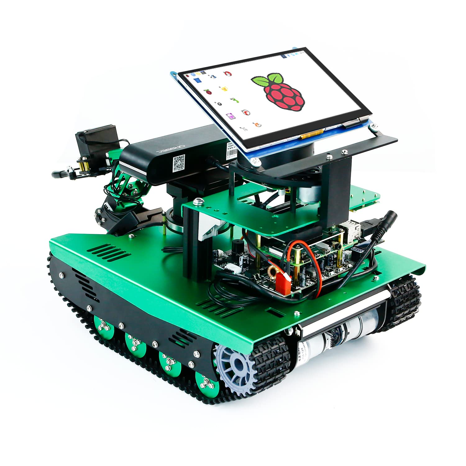 کیت ربات برنامه نویسی Yahboom Raspberry Pi 4B AI Vision مناسب برای مهندسین مکانیک آموزش و تحقیقات ROS سازگار با Jetson Nano