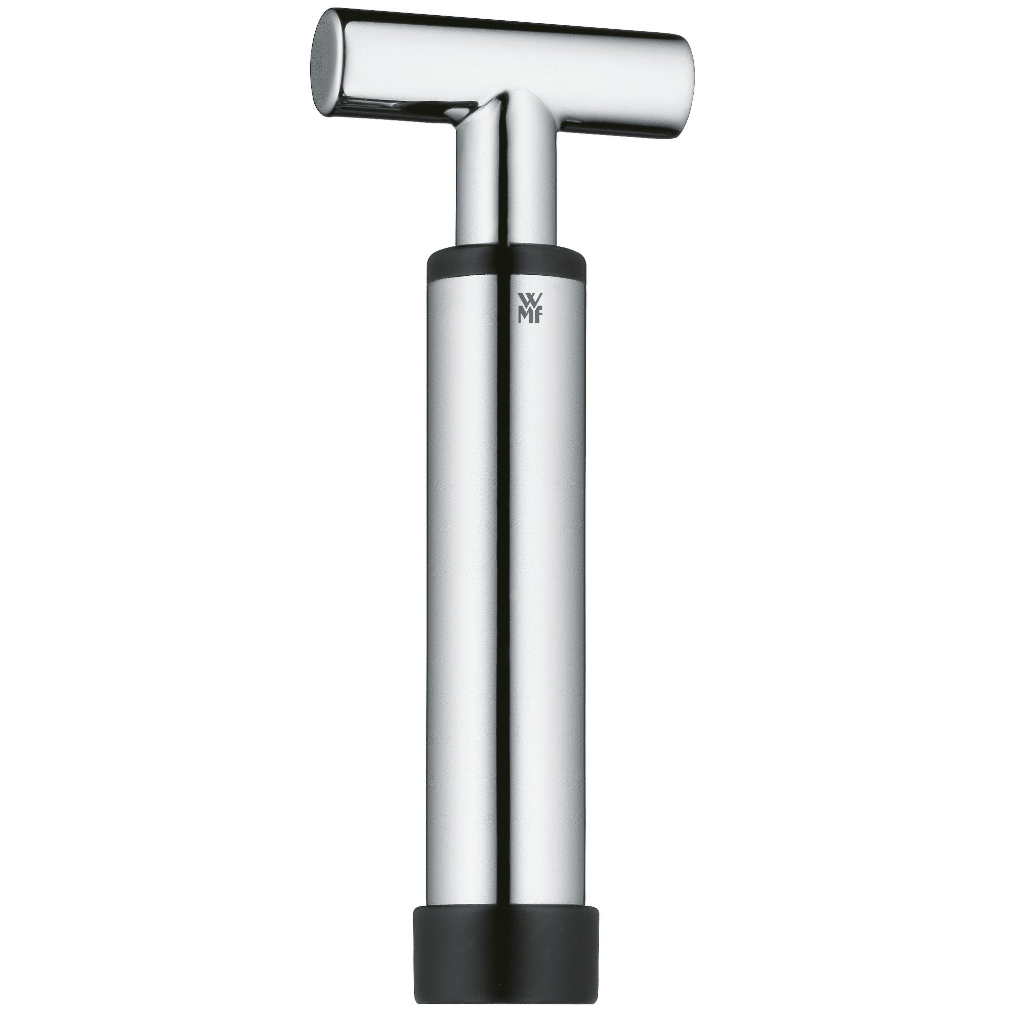 پمپ شراب وی ام اف آلمان WMF Vino با 2 درپوش، 15.8 سانتی متر، استیل ضد زنگ Cromargan، محافظ شراب، پمپ خلاء شراب، پمپ خلاء، درپوش اکسیداسیون