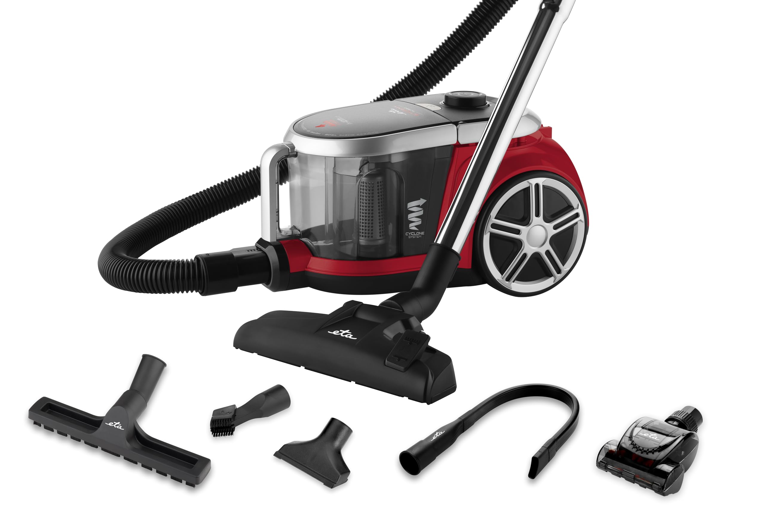 جارو برقی بدون کیسه اِتا چکسلواکی ETA مدل Stormy Turbo I با توان 800 وات، دارای فیلتر HEPA I