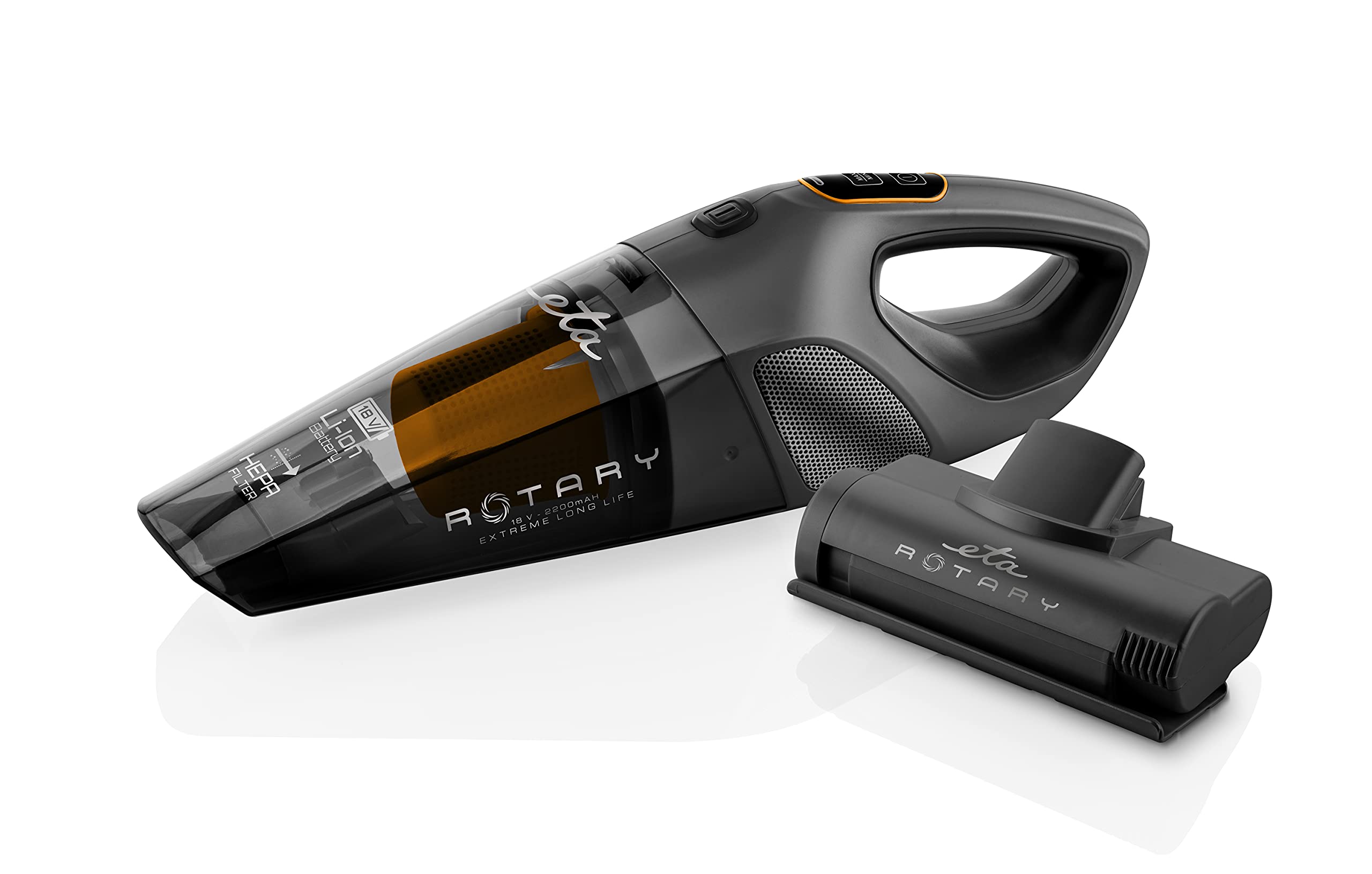 جارو شارژی دستی اِتا چکسلواکی ETA چرخشی با برس چرخشی برقی - باتری لیتیوم-یونی 18 ولت