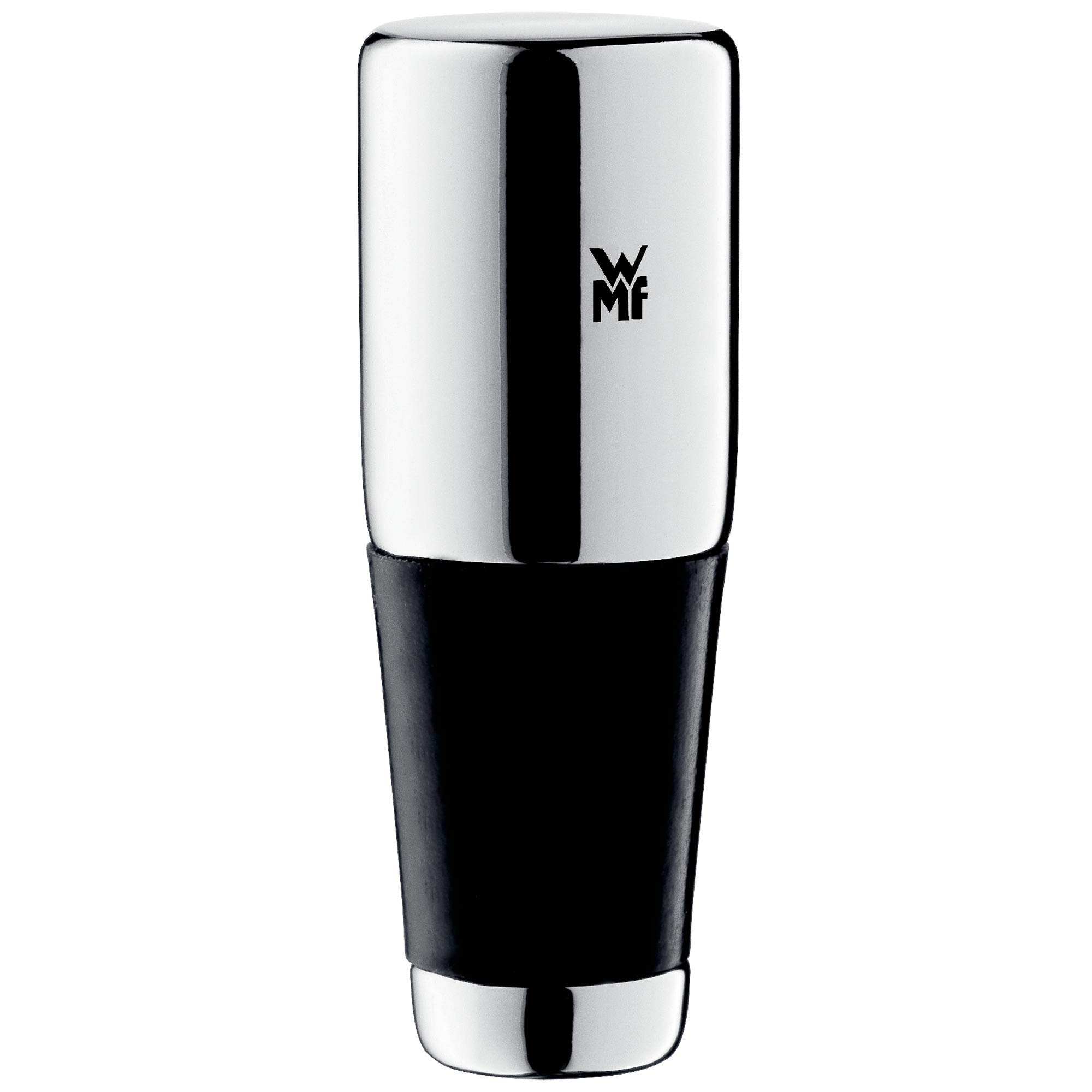 درپوش بطری شراب وی ام اف آلمان WMF Vino 8 سانتی‌متر، فلز ریخته‌گری شده، سیلیکون، هوابند و محکم، درپوش بطری برای بطری‌های شراب و شراب گازدار.