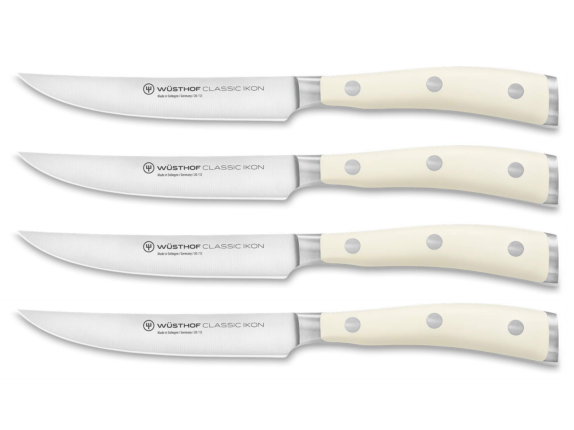 سرویس چاقو استیک وستوف آلمان WÜSTHOF Classic Ikon Crème با 4 چاقو