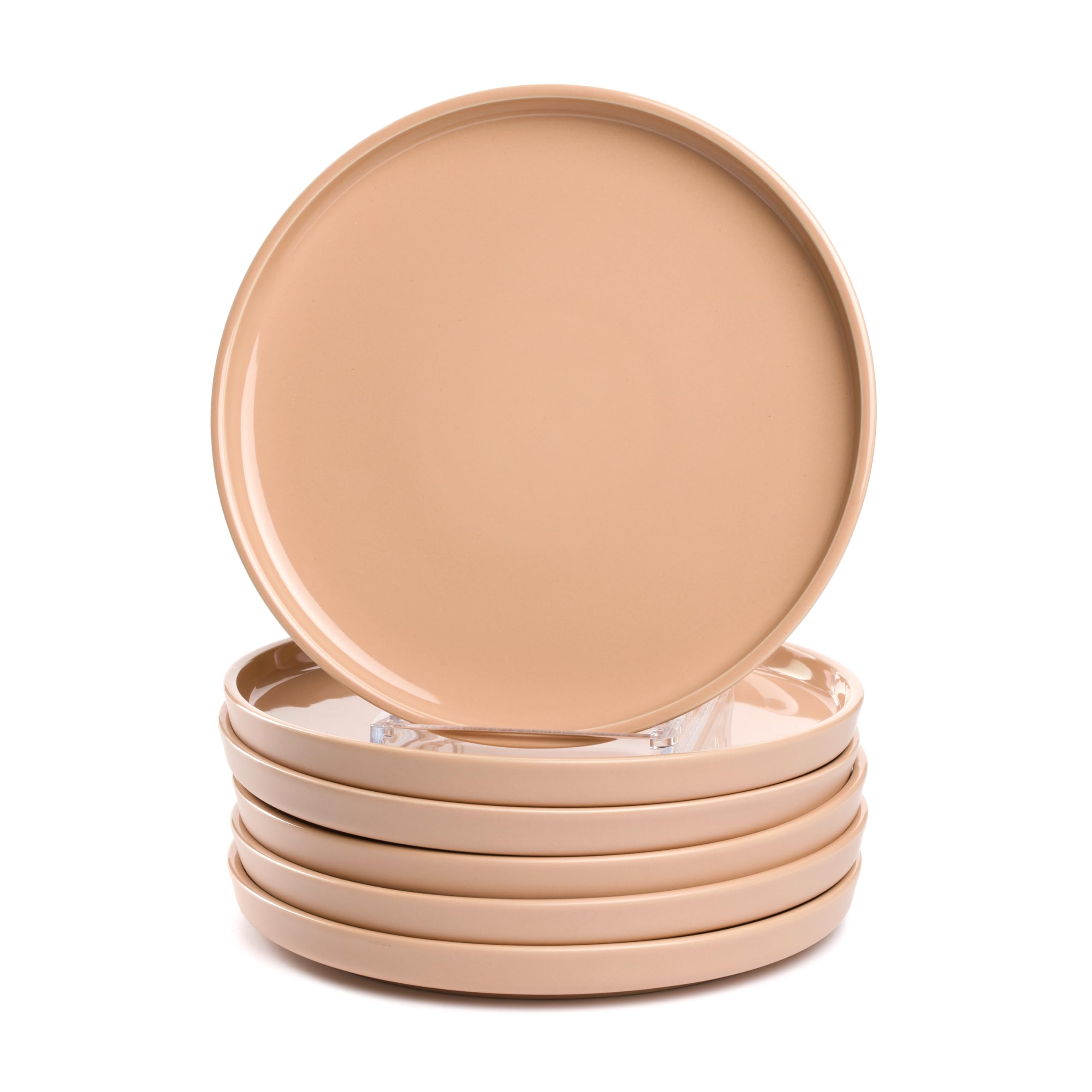 بشقاب‌های غذاخوری لئوناردو هوم روما، مجموعه ۶ عددی • قطر ۲۲ سانتی‌متر • قابل استفاده در مایکروویو و ماشین ظرفشویی • قابلیت چیدن روی هم • ظروف سرامیکی برای ۶ نفر • بشقاب سرامیکی با سطح لعاب‌دار • زردآلو • ۰۲۷۲۶۳