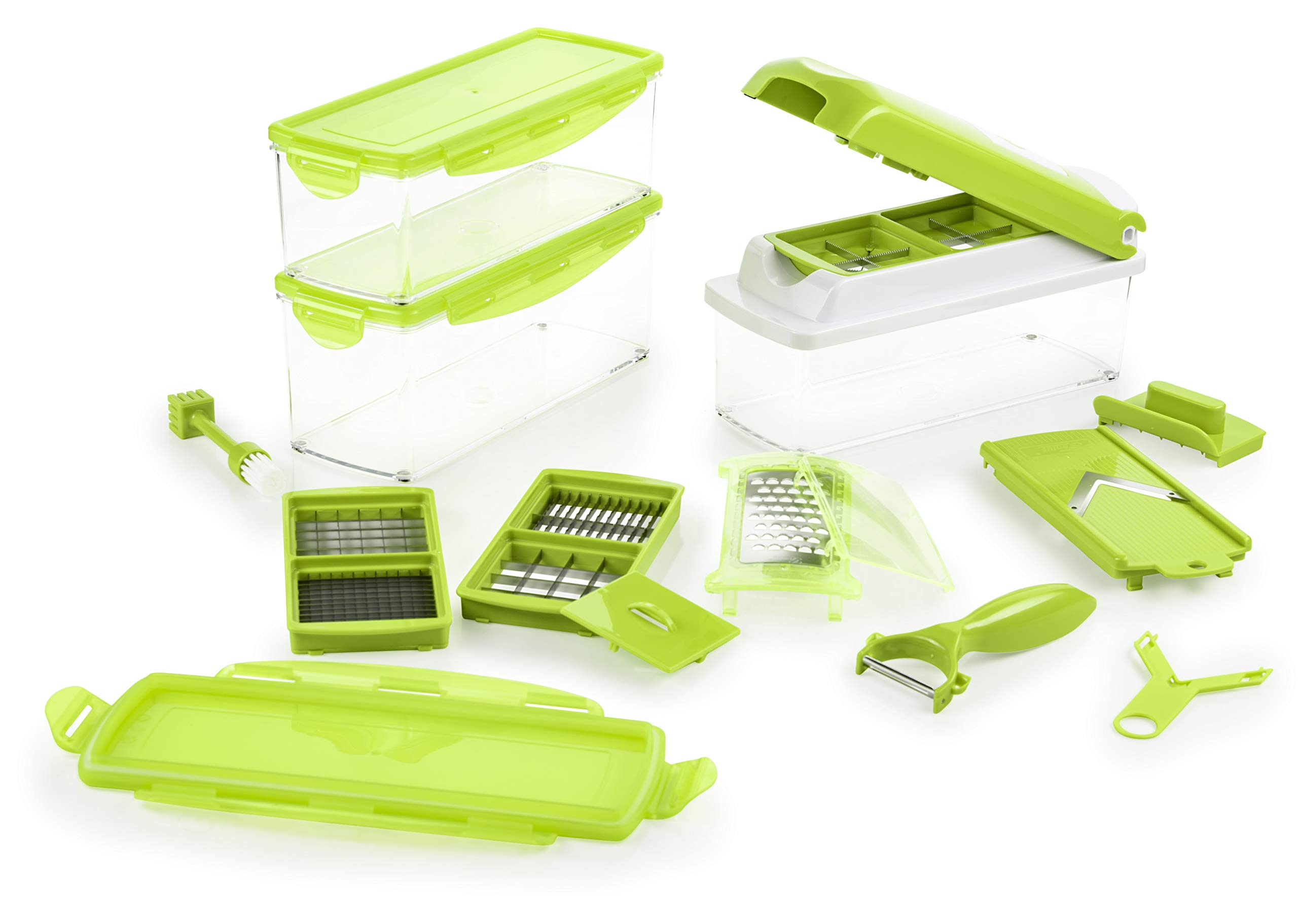 Genius Nicer Dicer Plus | 18 عدد | کیوی | برش همه منظوره | دستگاه برش میوه و سبزی