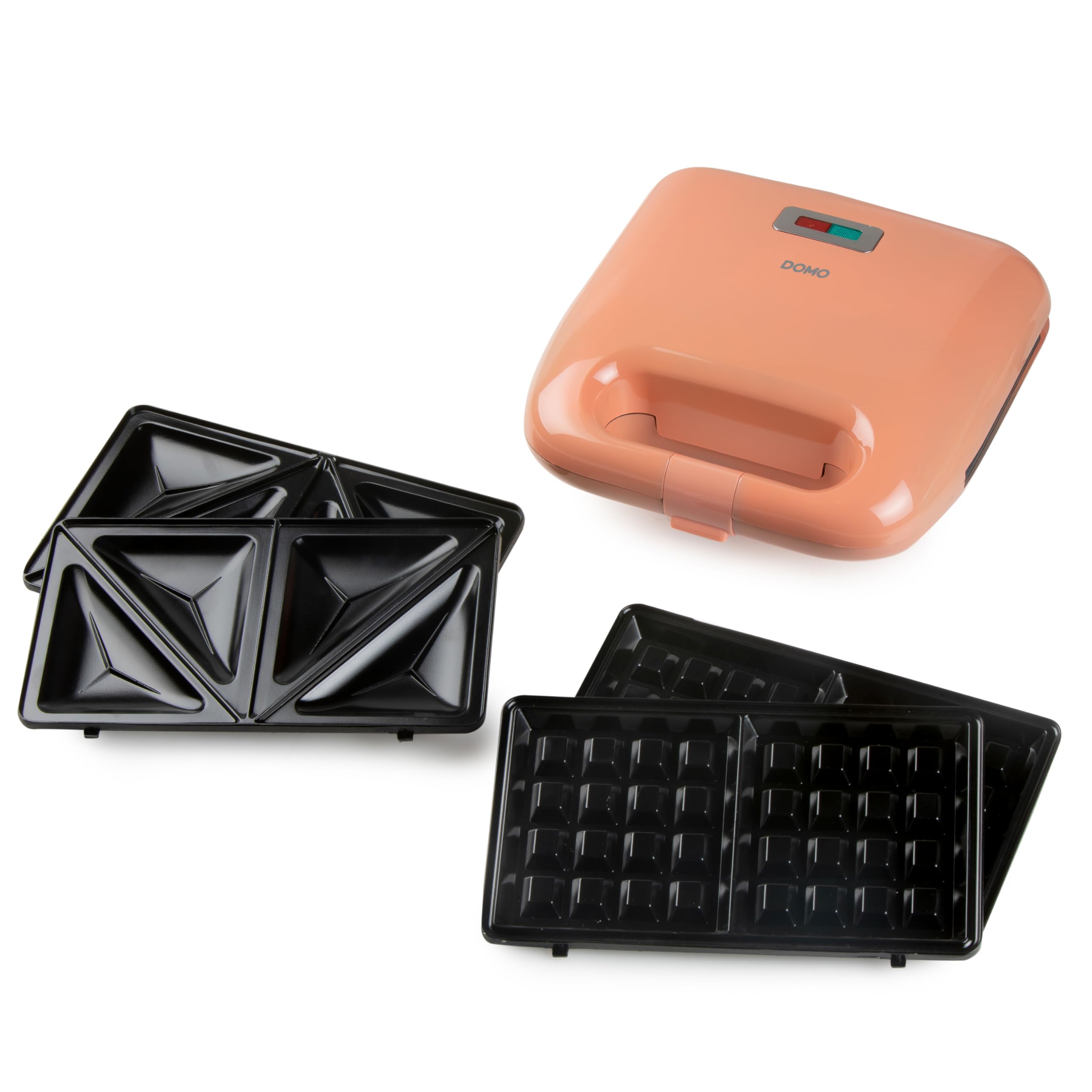 ساندویچ ساز/وافل ساز DOMO DO1106C، دو کاره با صفحات قابل تعویض