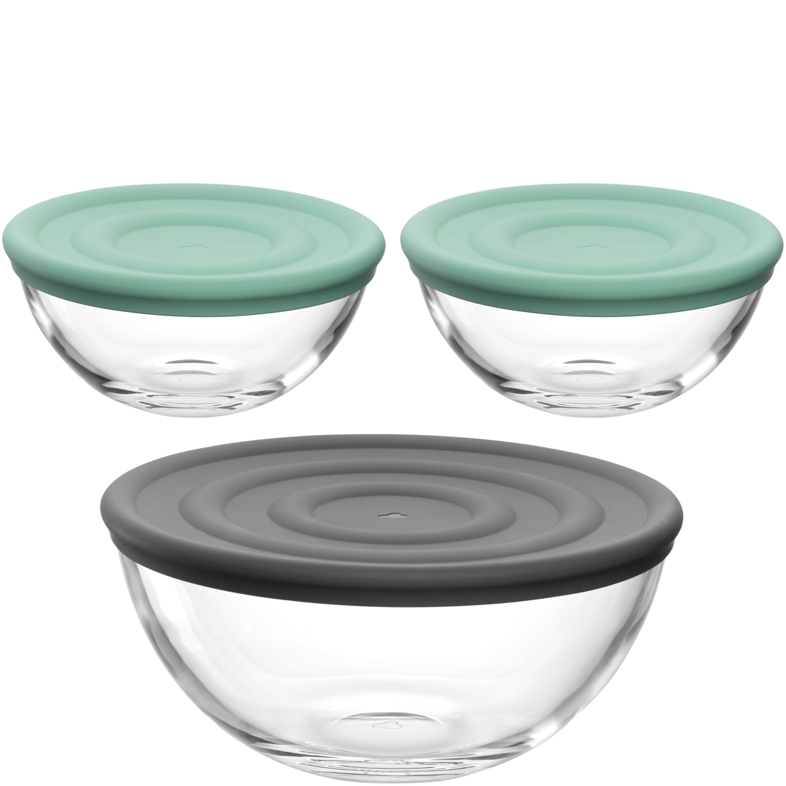 سرویس کاسه لئوناردو هوم کوچینا • سرویس ۶ تکه • مناسب برای نگهداری، آماده‌سازی و سرو • ماندگار • قابل چیدن روی هم و مناسب برای استفاده روزمره • ایده‌آل برای آشپزخانه و انباری • ارتفاع ۱۵.۳ سانتی‌متر • چند رنگ • ۰۵۵۲۴۰ ۳ کاسه نرم + درب