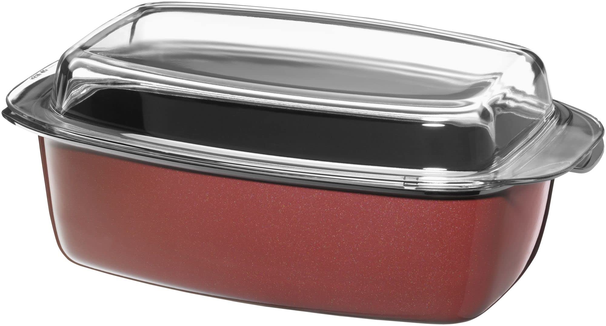 ماهیتابه درب دار مخصوص مرغ و ماهی وی ام اف آلمان WMF Fusiontec، مستطیل شکل، 32 × 21 سانتی‌متر، برشته کردن عالی، پخت یکنواخت، مقاوم در برابر خراش مناسب برای فر