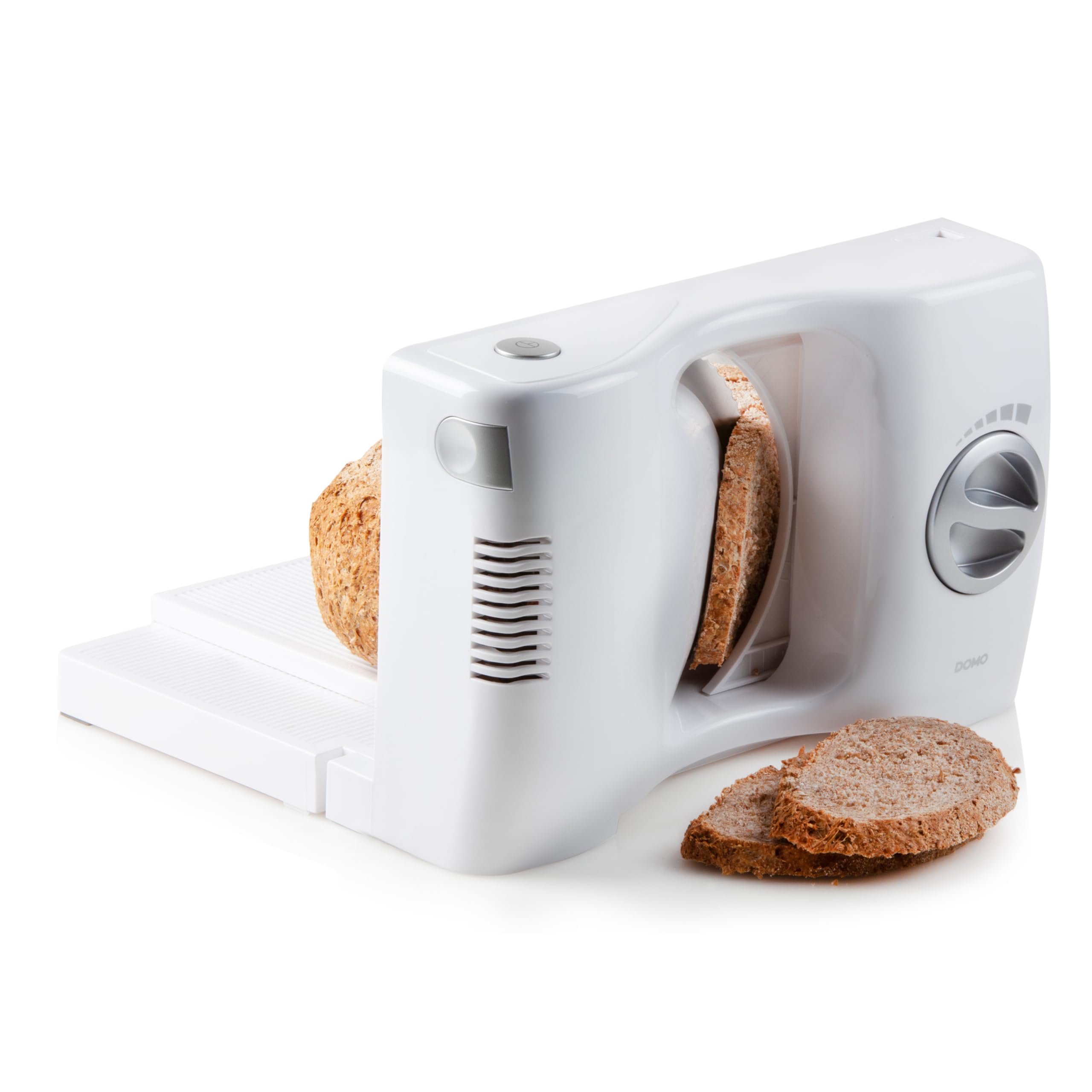 خردکن برقی DOMO MS171 - 0–15 میلی‌متر - تیغه دندانه‌دار Ø 17 سانتی‌متر - 120 وات - سفید