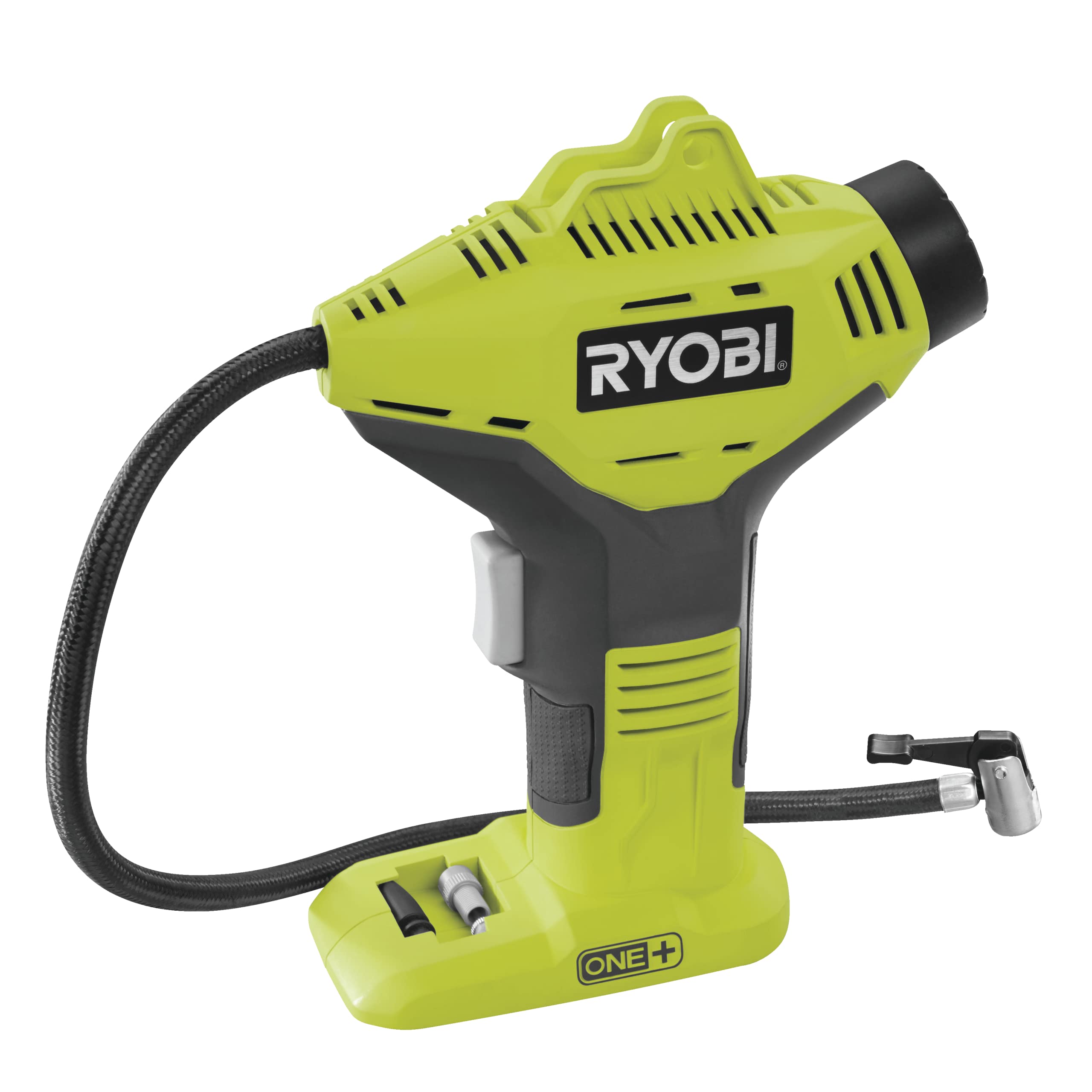 کمپرسور دستی بی سیم RYOBI 18 V ONE+ R18PI-0 (حداکثر فشار 10.3 بار، شلنگ هوای فشرده 50 سانتی متر، بدون باتری و شارژر)