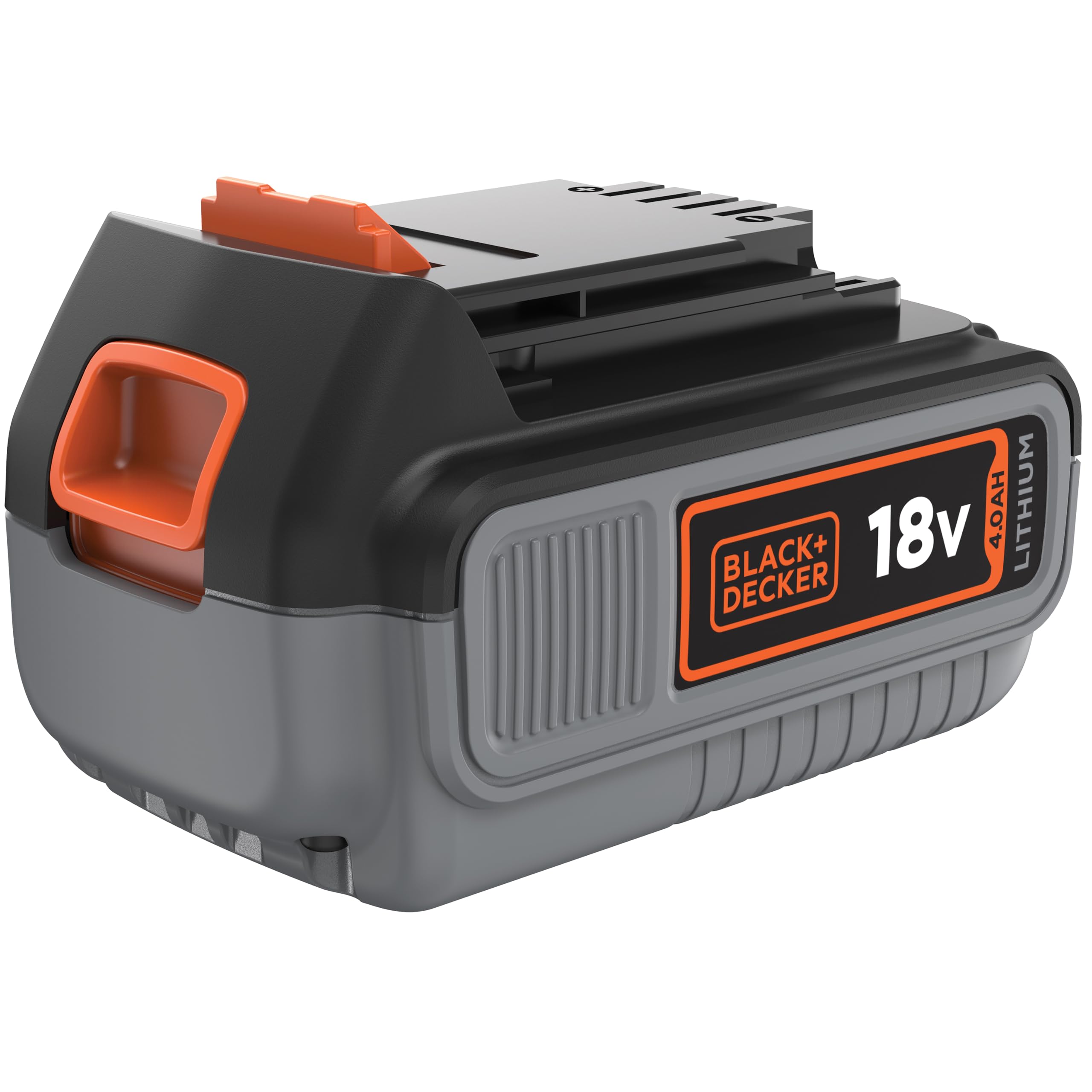 باتری BLACK+DECKER برای ابزار باغبانی و ابزار برقی - 18 V 4.0Ah Li-Ion برای همه ابزارهای باغبانی 18 V F5 و ابزار برقی، BL4018