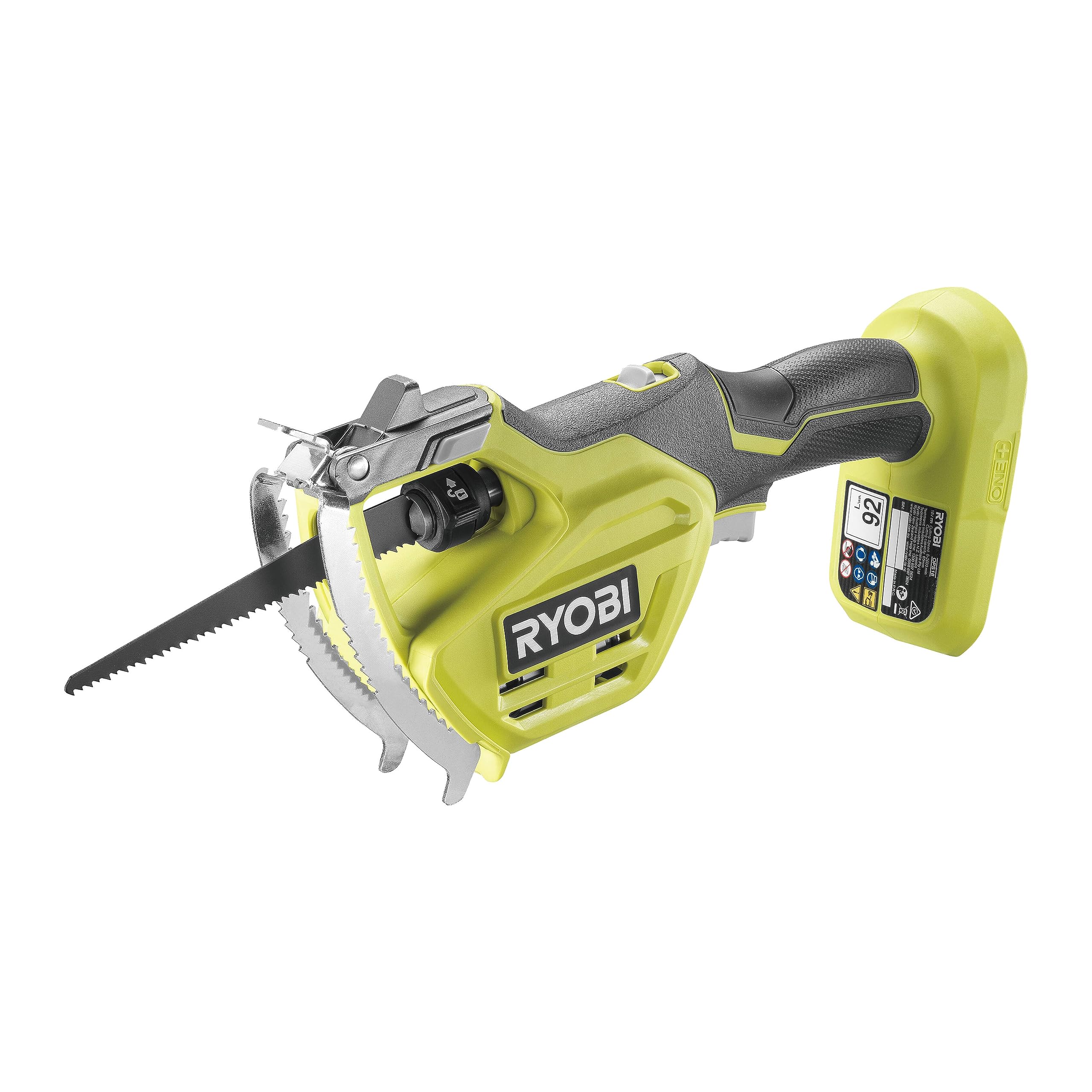 اره انشعابی شارژی ریوبی ژاپن RYOBI 18 V ONE+ RY18PSA-0 (طول تیغه اره 15 سانتی متر، ظرفیت برش 80 میلی متر، بدون باتری و شارژر)