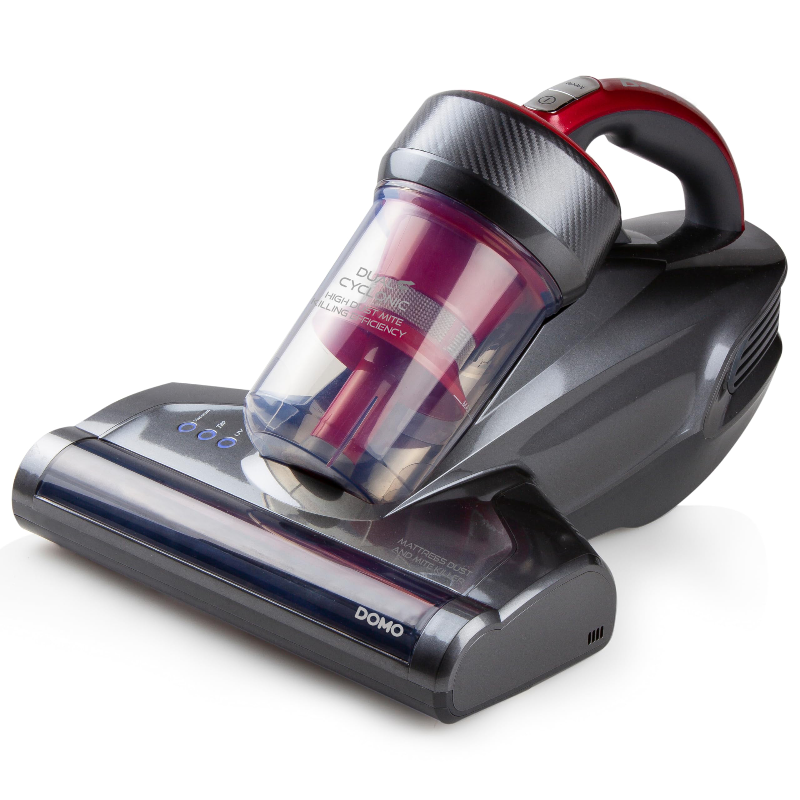 پاک کننده پارچه DOMO DO234S UV «برس قدرتمند» در برابر کنه، باکتری و مو، آنتراسیت، خاکستری ۷۰۰ وات