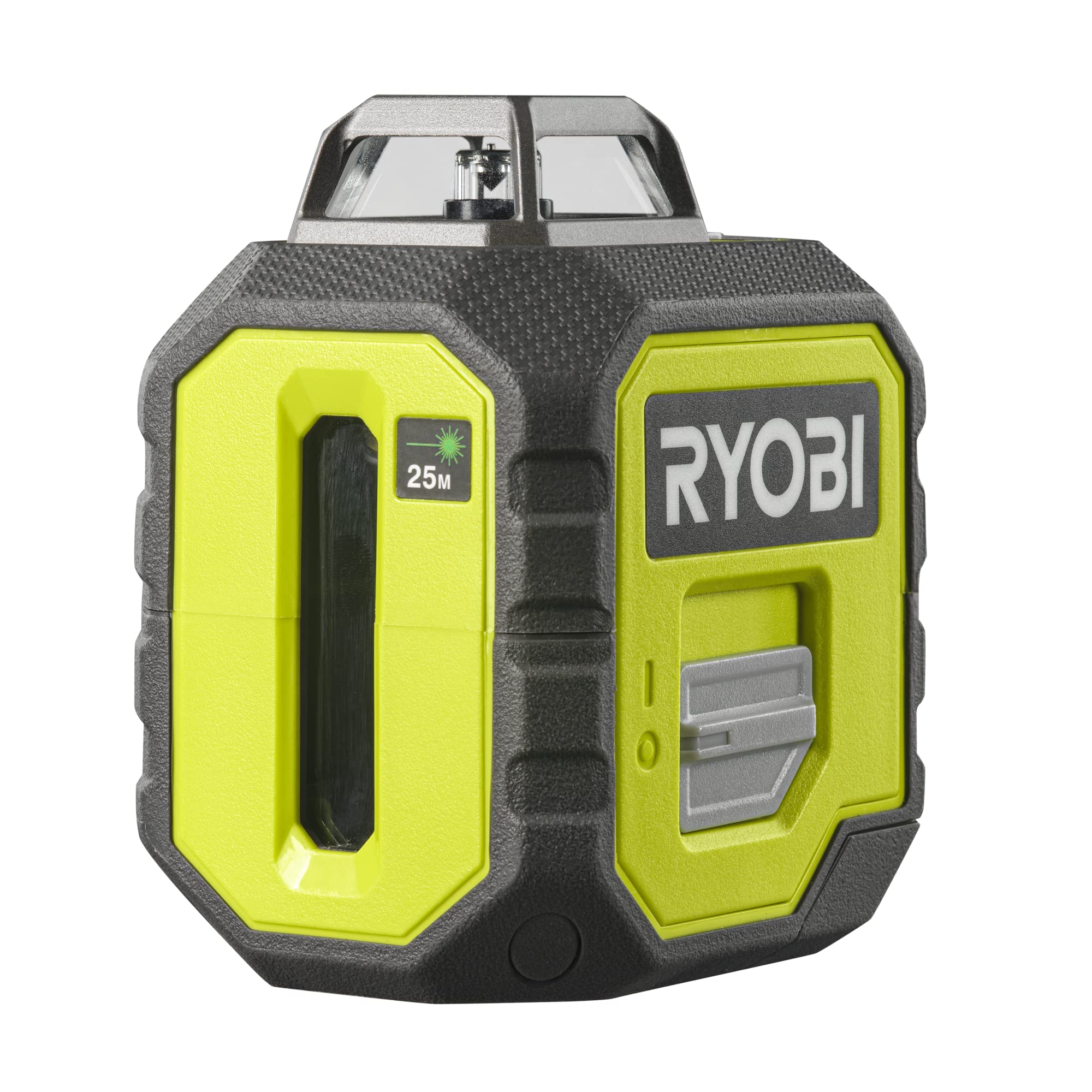 لیزر RB360GLL 360 درجه با باتری RYOBI (25 متر، خود تراز 4 درجه، طول موج لیزر 520 نانومتر ± 10 نانومتر، سبز)