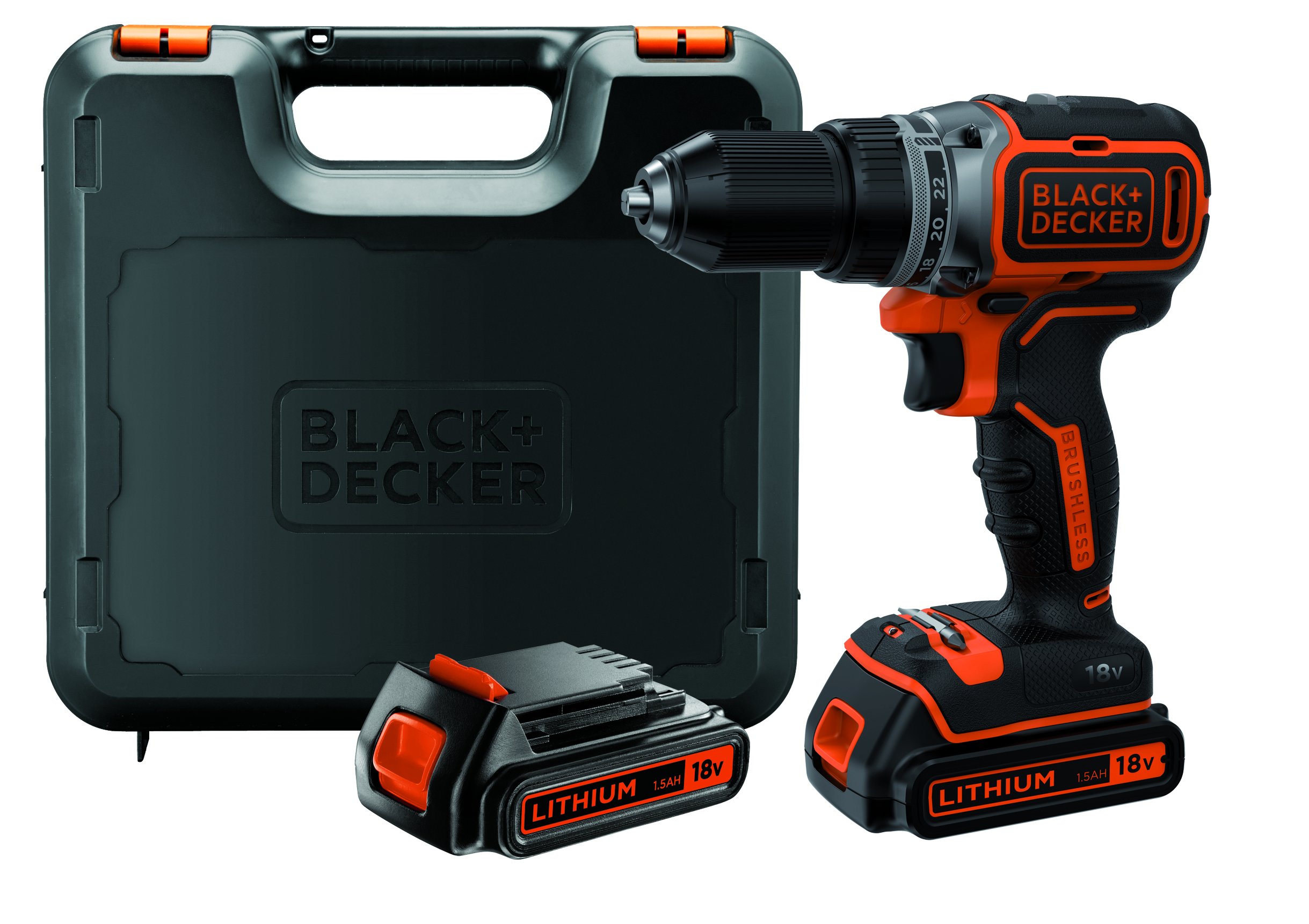 دریل شارژی Black+Decker BL186KB-QW/نارنجی درایور/مشکی
