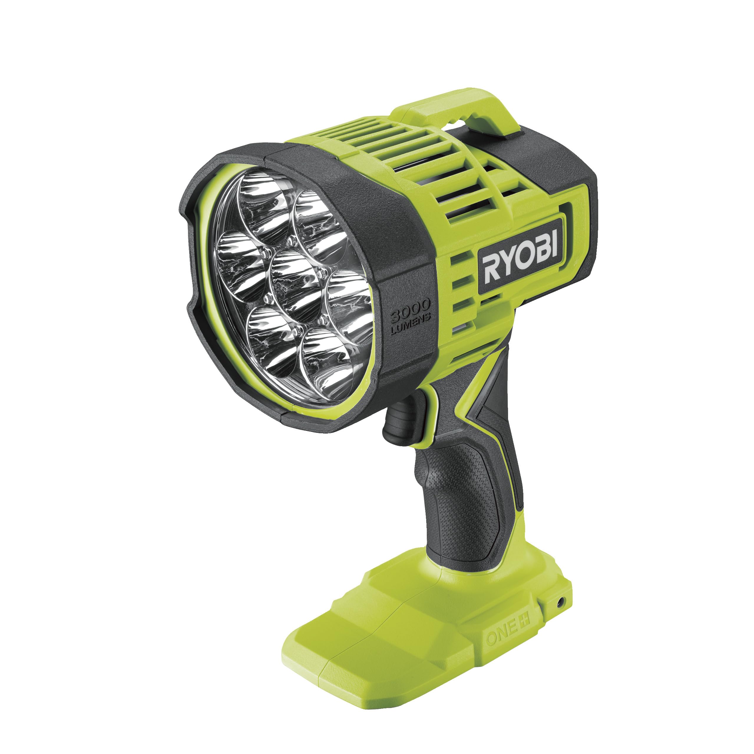 RYOBI 18 V ONE+ Cordless LED Spotlight RLS18-0 (3 سطح نور هر کدام 700 / 1300 / 3000 لومن، بدون باتری و شارژر)