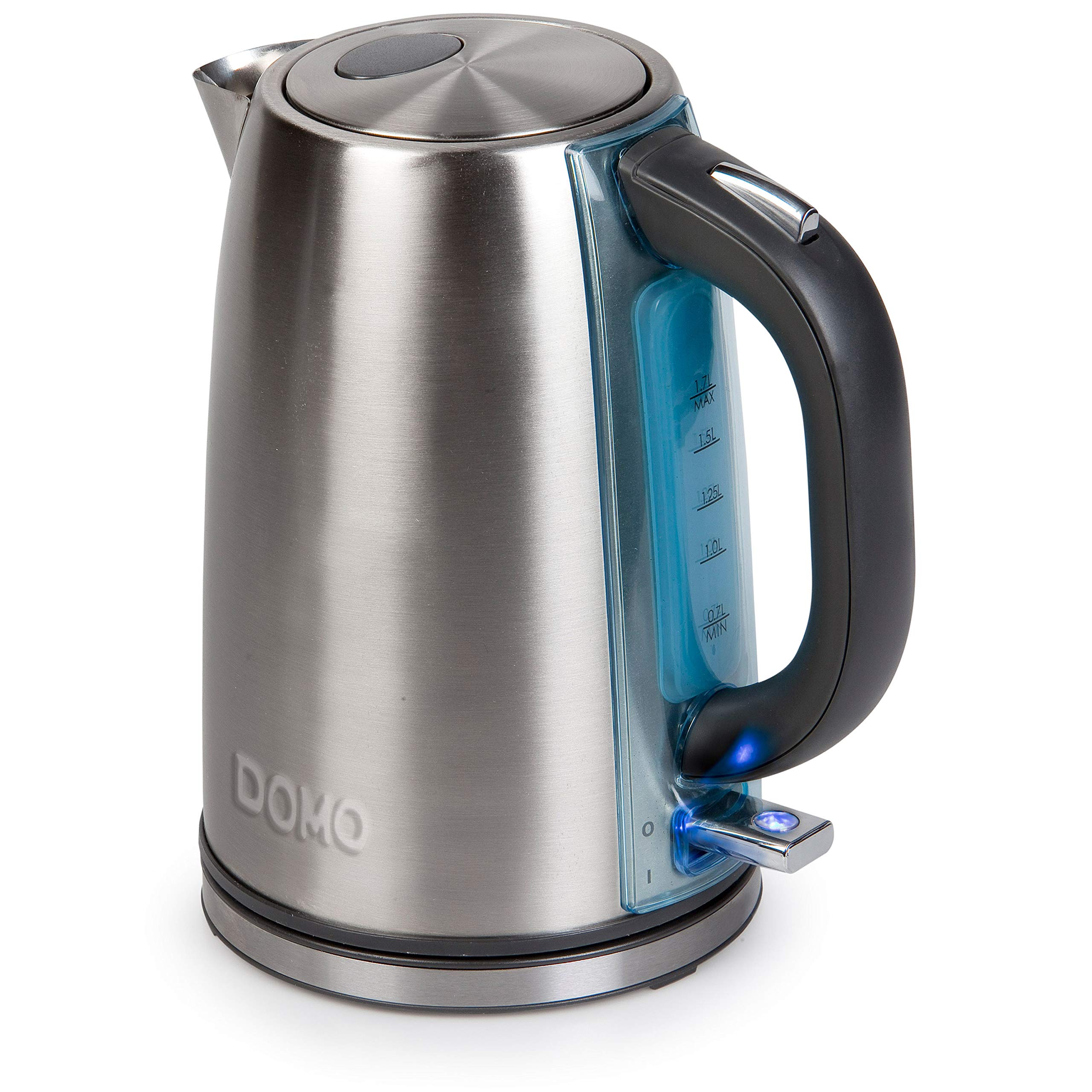 کتری استیل ضد زنگ Domo DO448WK با ظرفیت ۱.۷ لیتر، نقره‌ای