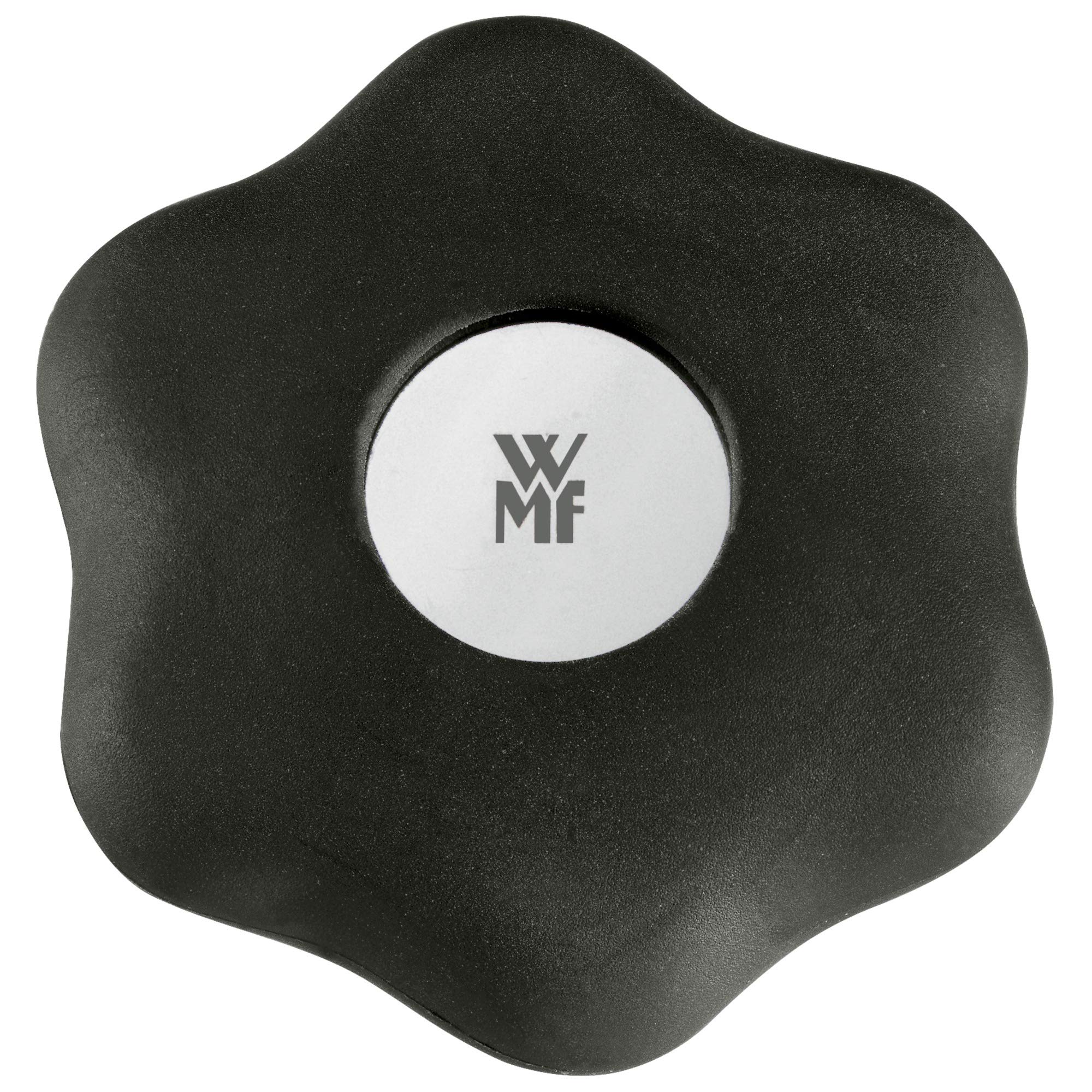 درب بازکن پیچی وی ام اف آلمان WMF Clever&More، 6 سانتی‌متر، قفل پیچی، پلاستیکی، استیل ضد زنگ Cromargan، مشکی، قطر 16 در 6.5 در 3 سانتی‌متر