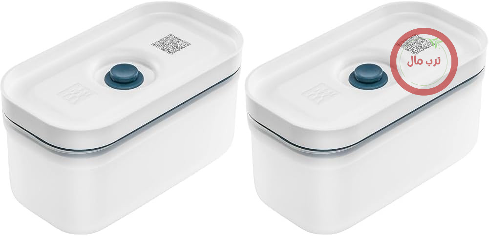 جعبه ناهار وکیوم ZWILLING Fresh & Save، سایز S، پلاستیکی، نیمه شفاف-La Mer (بسته ۲ عددی)