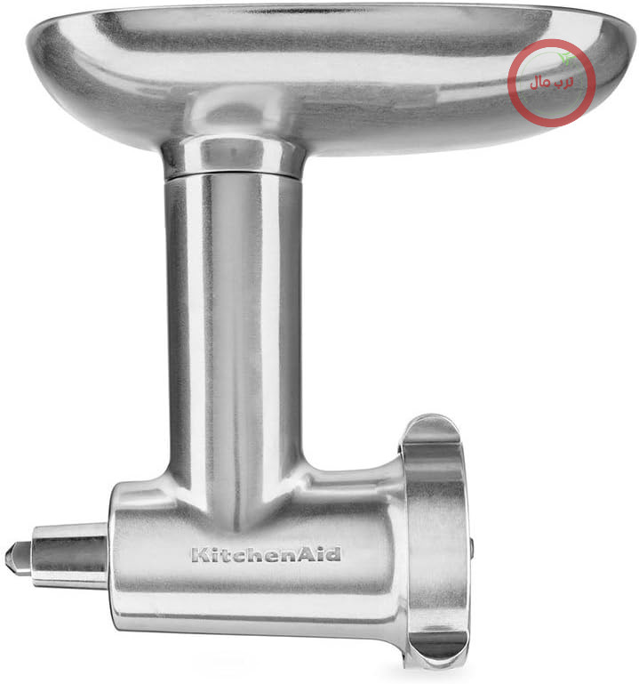 چرخ گوشت تمام فلزی کیچن اید KitchenAid 5KSMMGA برای غذاساز، فلزی، نقره‌ای