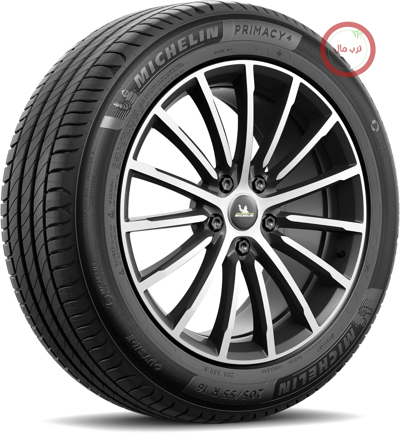 لاستیک خودرو میشلن فرانسه تابستانی TL PRIMACY 4+ XL (EU) سایز 225/55VR18 سایز 102V E