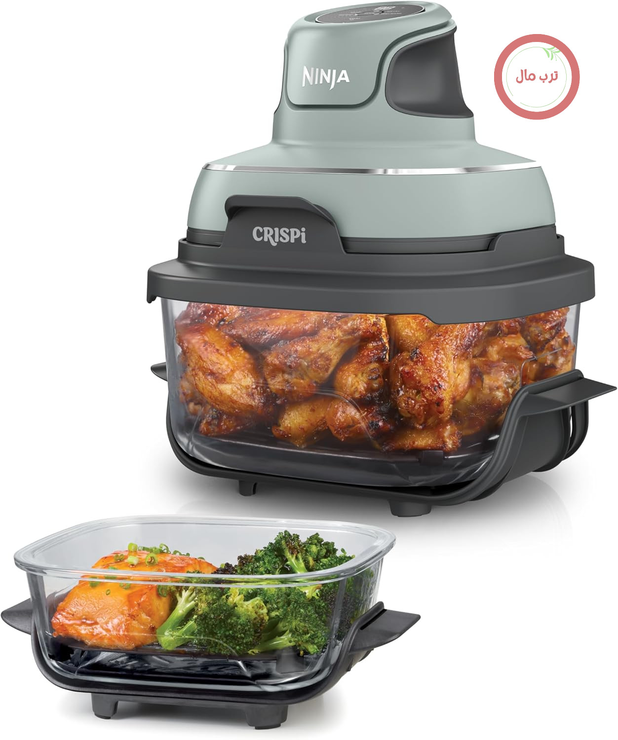 سرخ‌کن بدون روغن نینجا آمریکا قابل حمل Ninja CRISPi، 3.8 لیتر، جمع و جور، 1700 وات