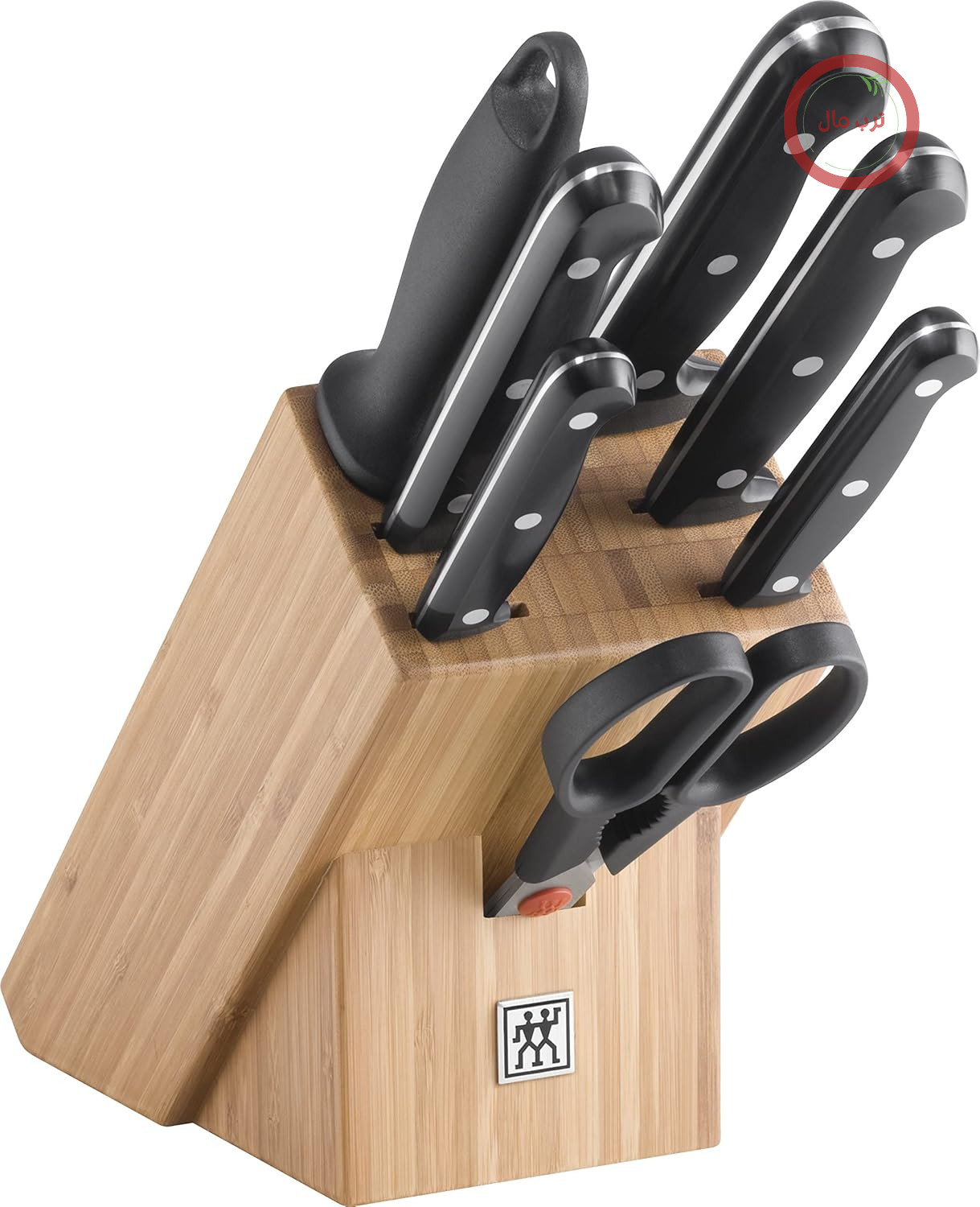 ست بلوک چاقو زولینگ دو کاره ZWILLING TWIN Chef به همراه چاقوها، استیل ضد زنگ، ساخت آلمان