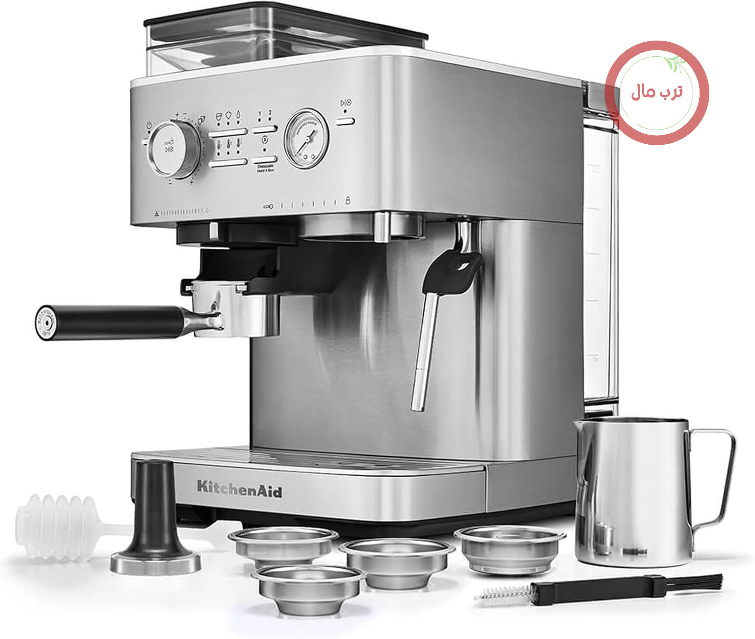 دستگاه اسپرسوساز KitchenAid با آسیاب، استیل ضد زنگ