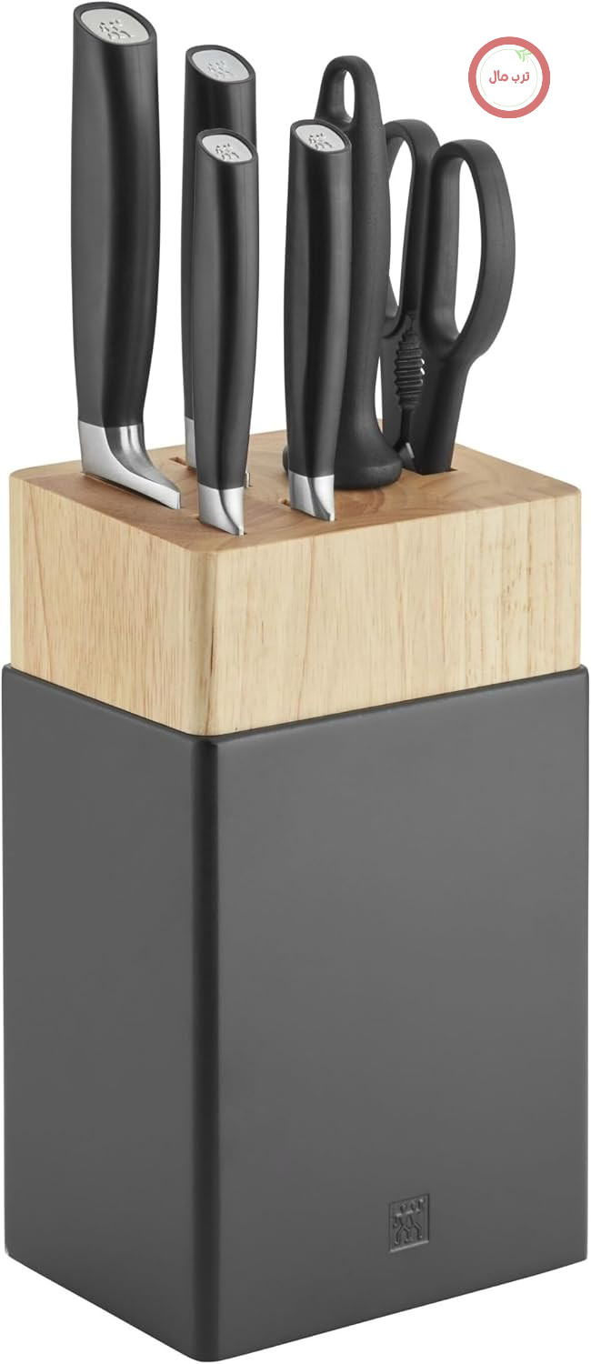 ست چاقو ستاره‌ای زولینگ ZWILLING All 7 تکه، چاقوهای آشپزخانه، چاقوهای سرآشپز، مشکی
