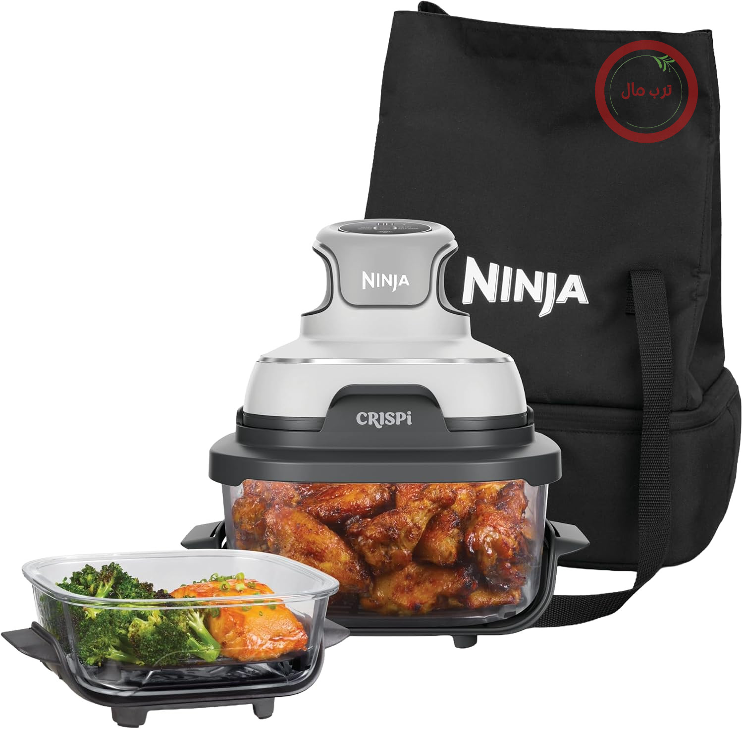 سرخ‌کن قابل حمل Ninja CRISPi با کیف حمل، ۳.۸ و ۱.۴ لیتر